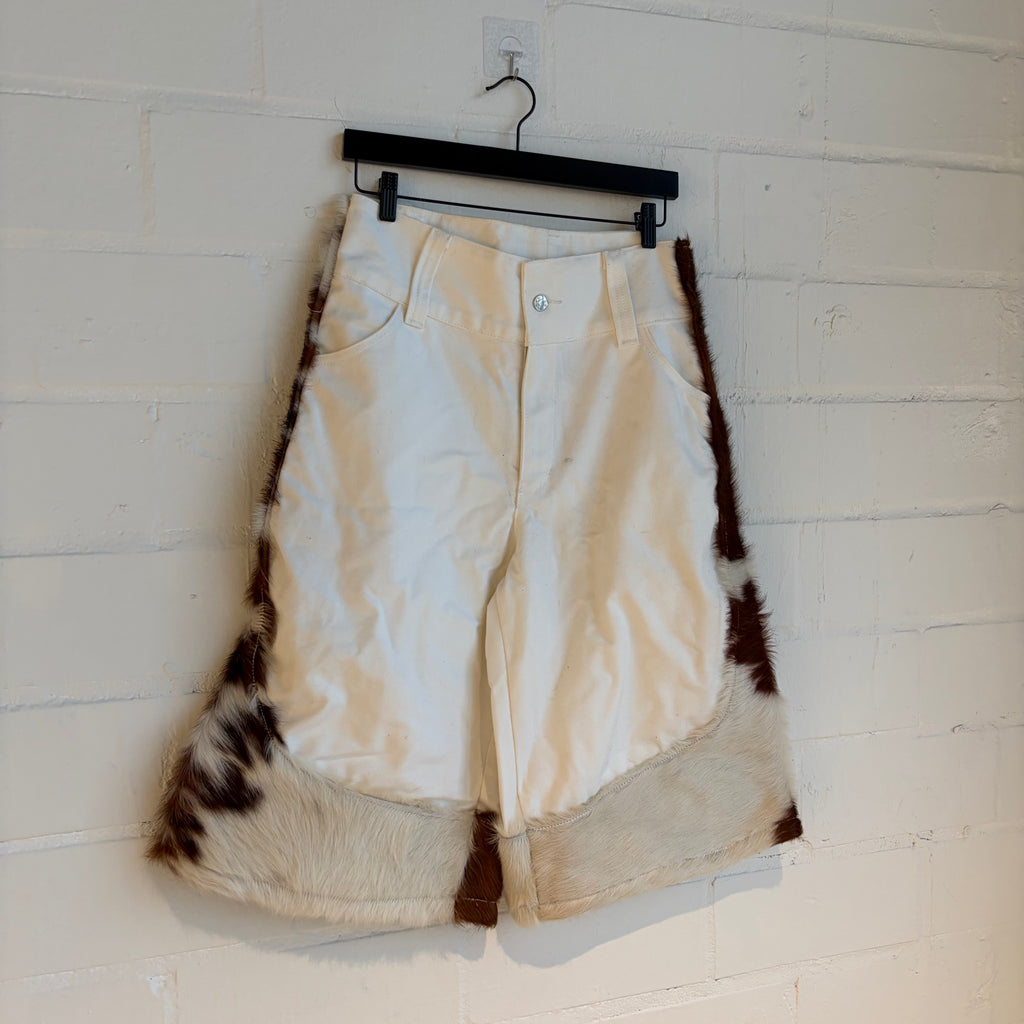 Esprit D’escalier Cow Print Shorts