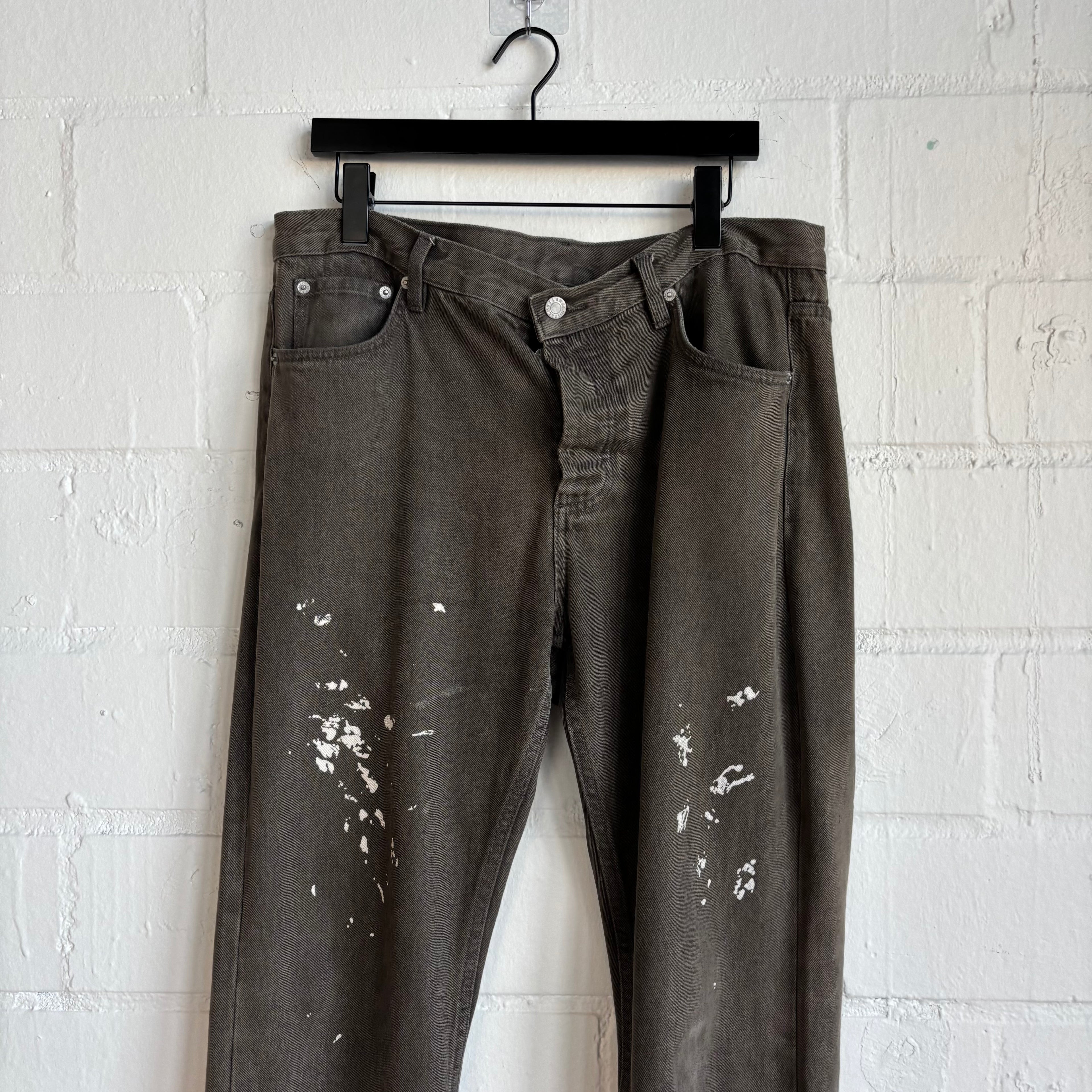 Helmut Lang Paint Splatter Denim