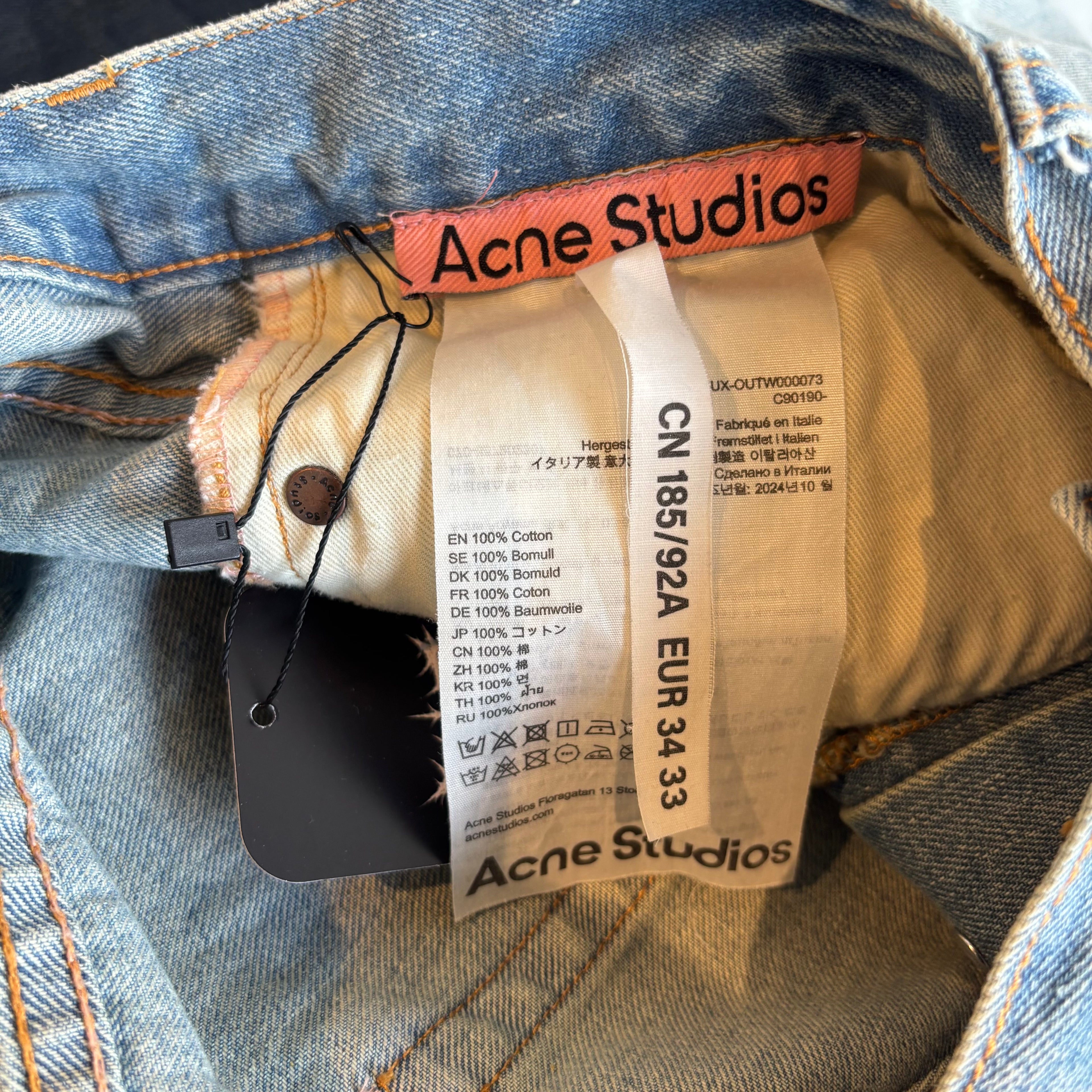 Acne Studios Paint Splatter Jeans
