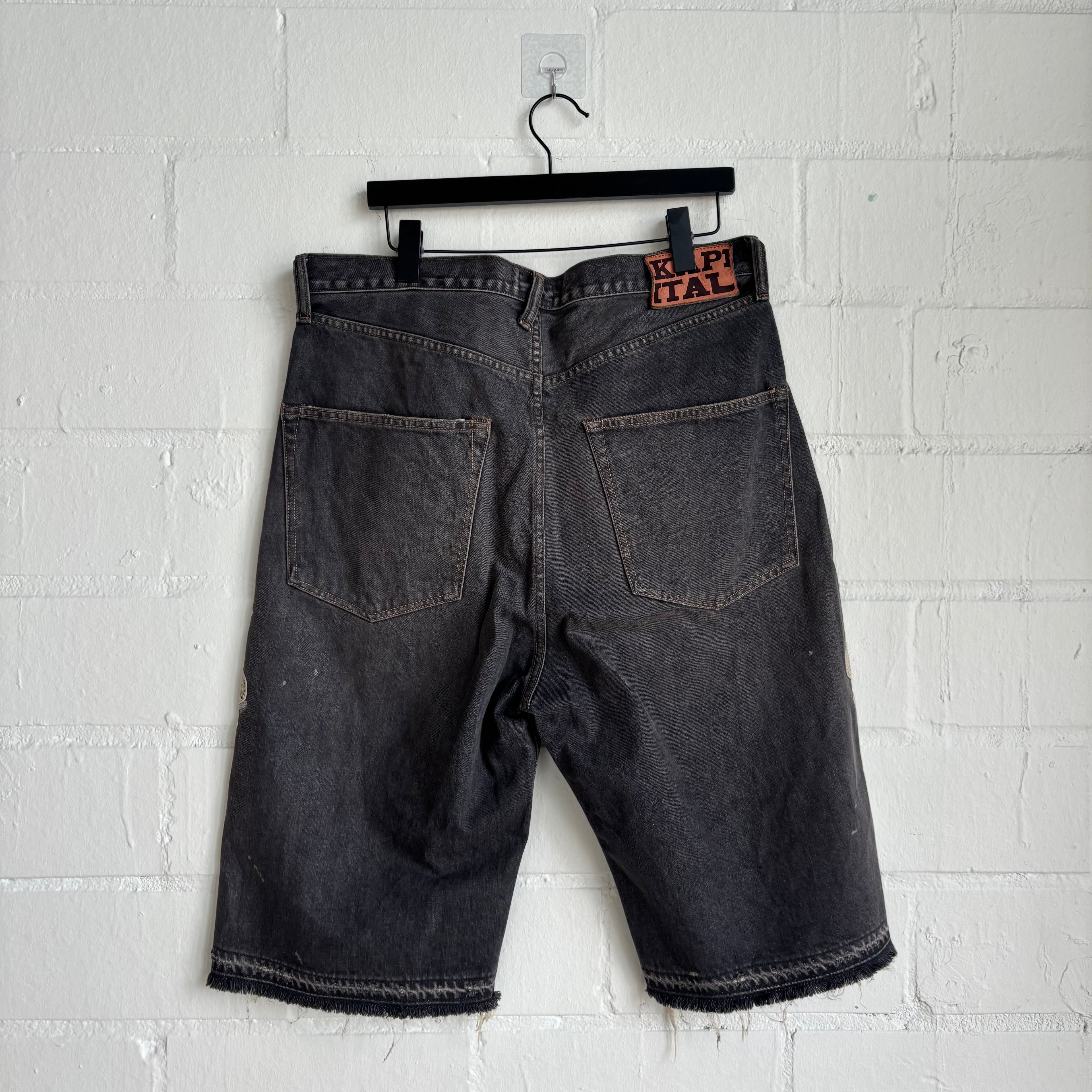 Kapital Grey Bone Shorts
