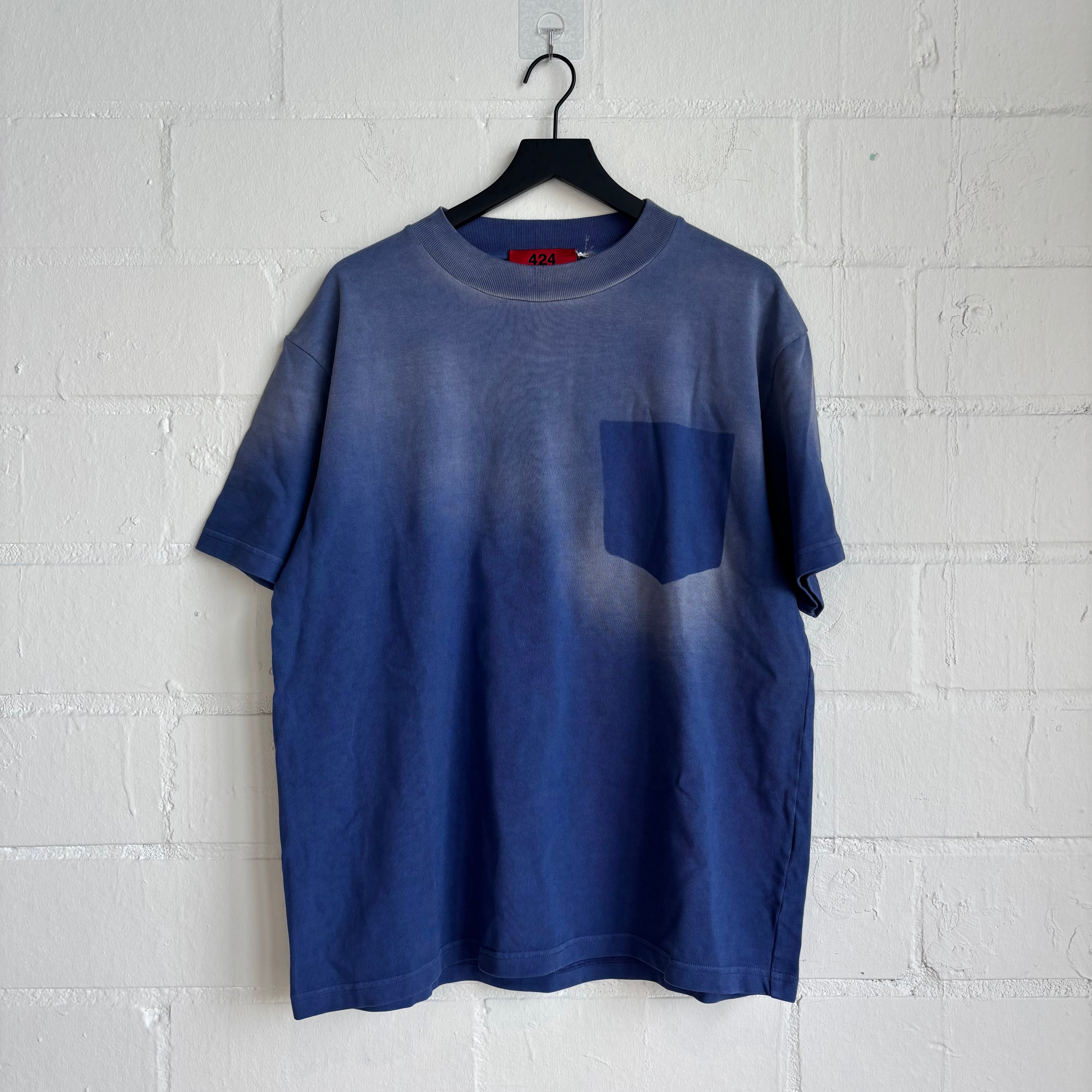 424 Blue Ghost Pocket Tee