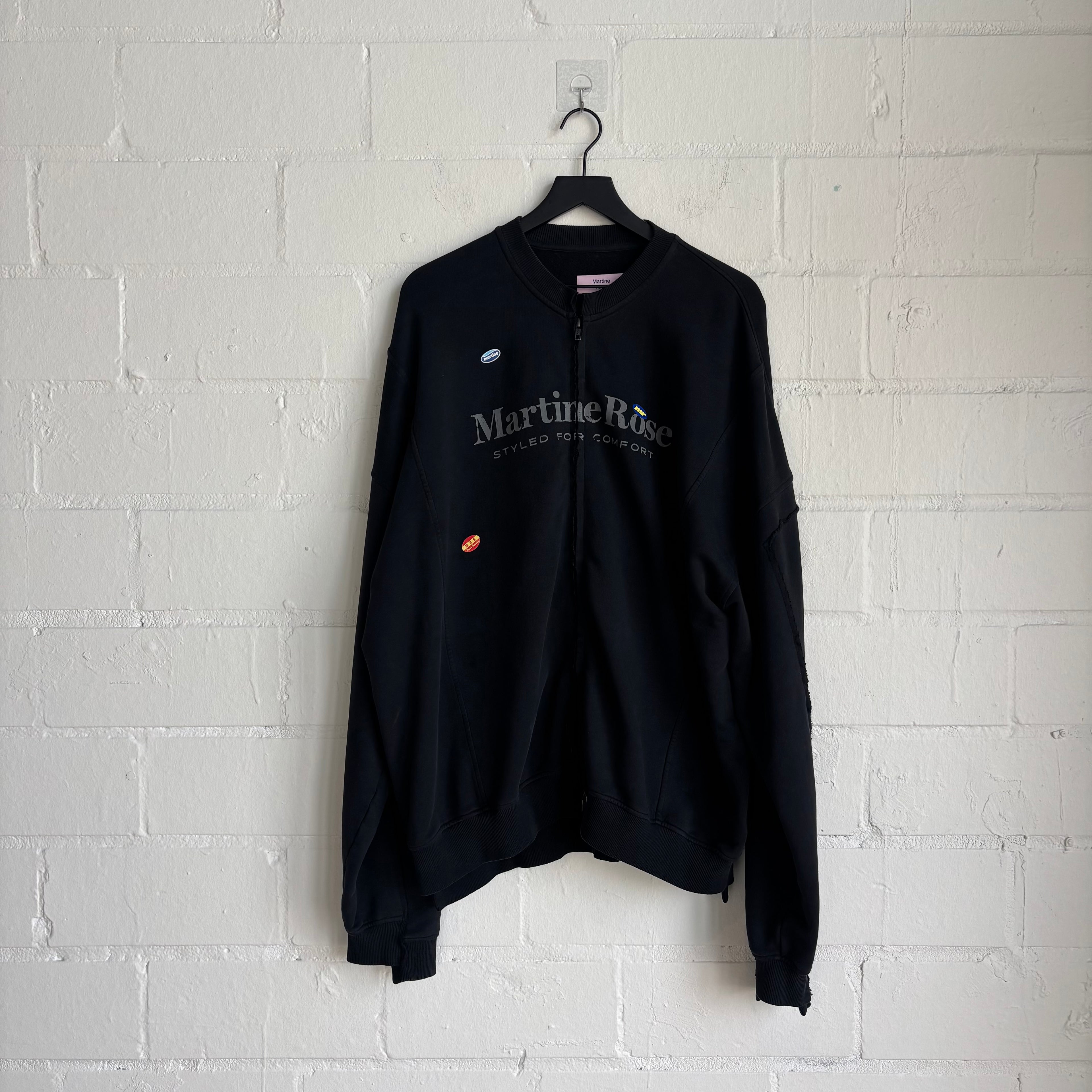 Martine Rose Zip Up Crewneck