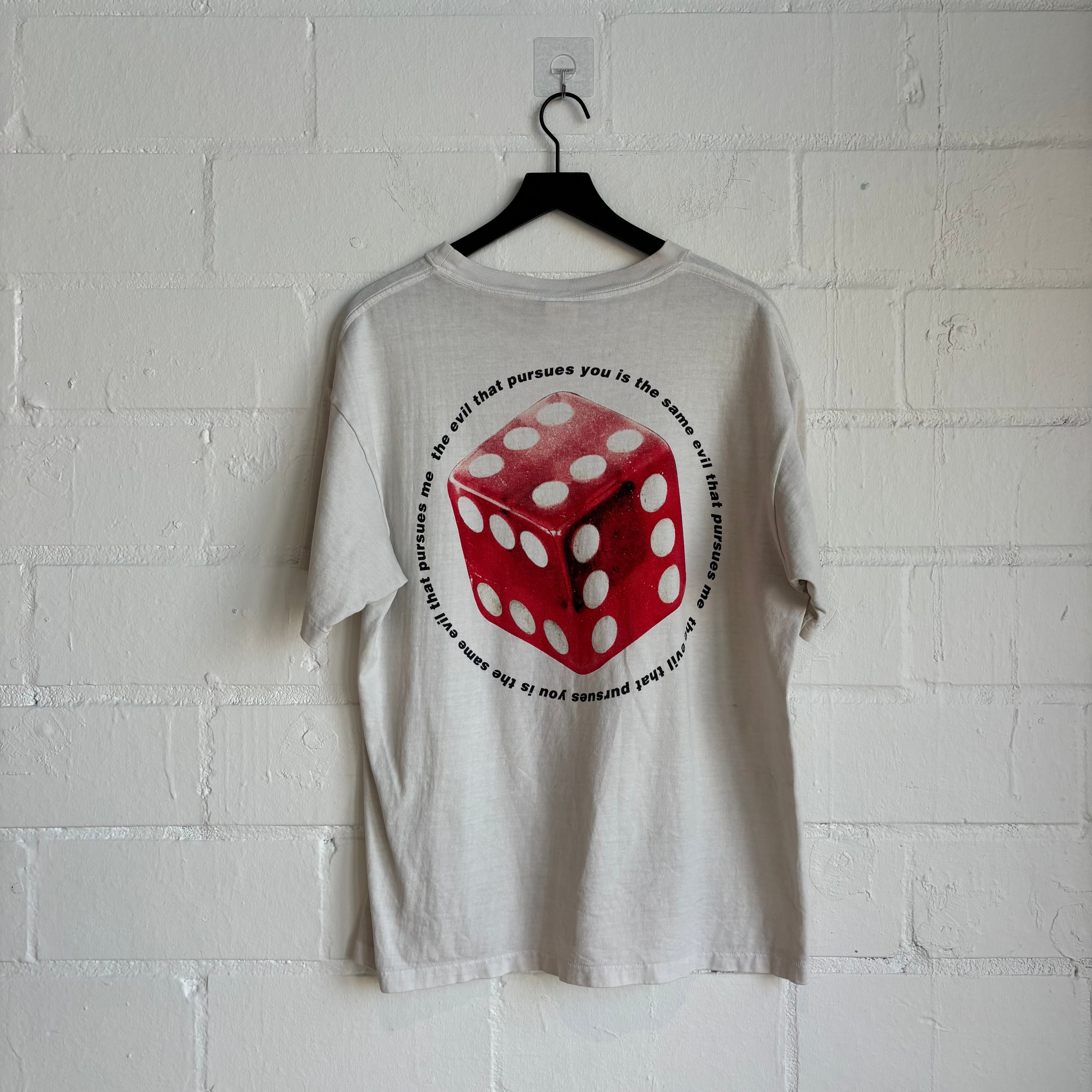 Saint Michael White Dice Tee