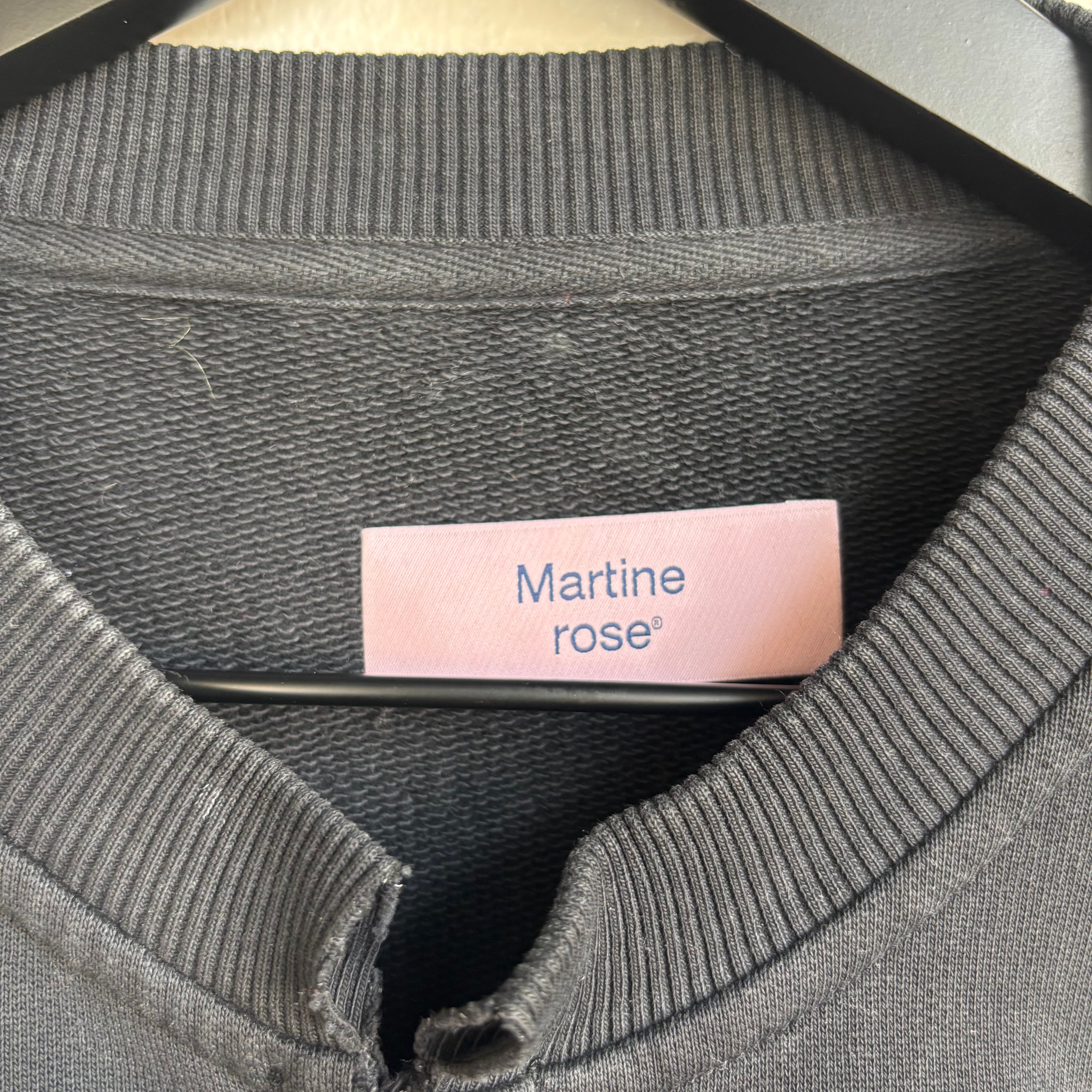 Martine Rose Zip Up Crewneck