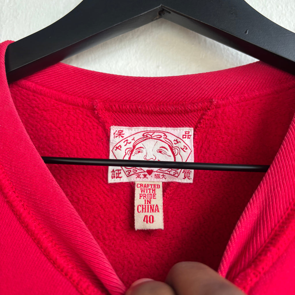 Evisu Red Crewneck