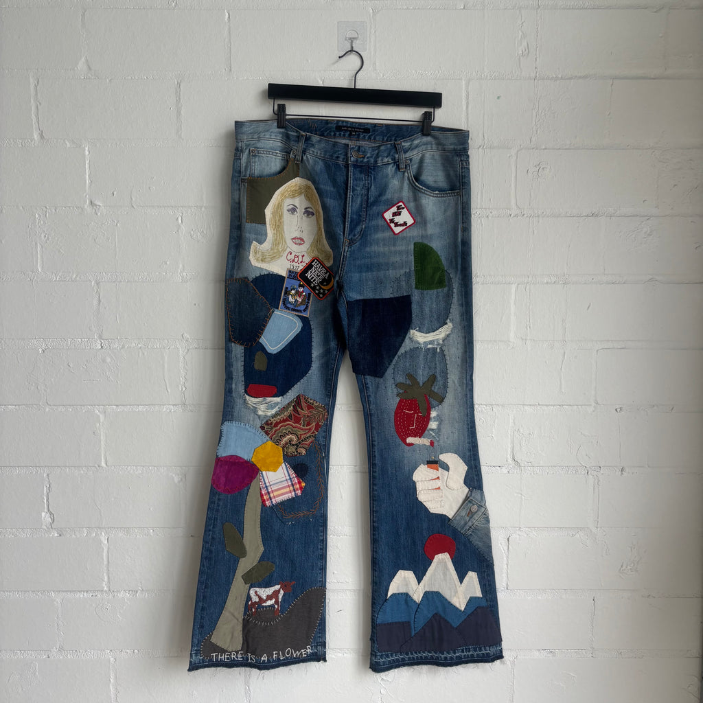 Coût De LA Liberté Patchwork Jeans