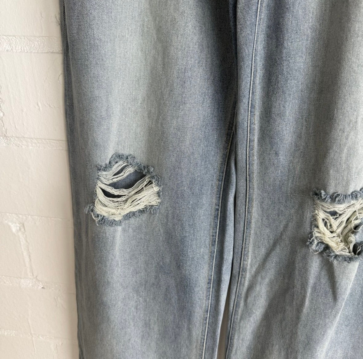 Josiah Mohamed Distressed Denim