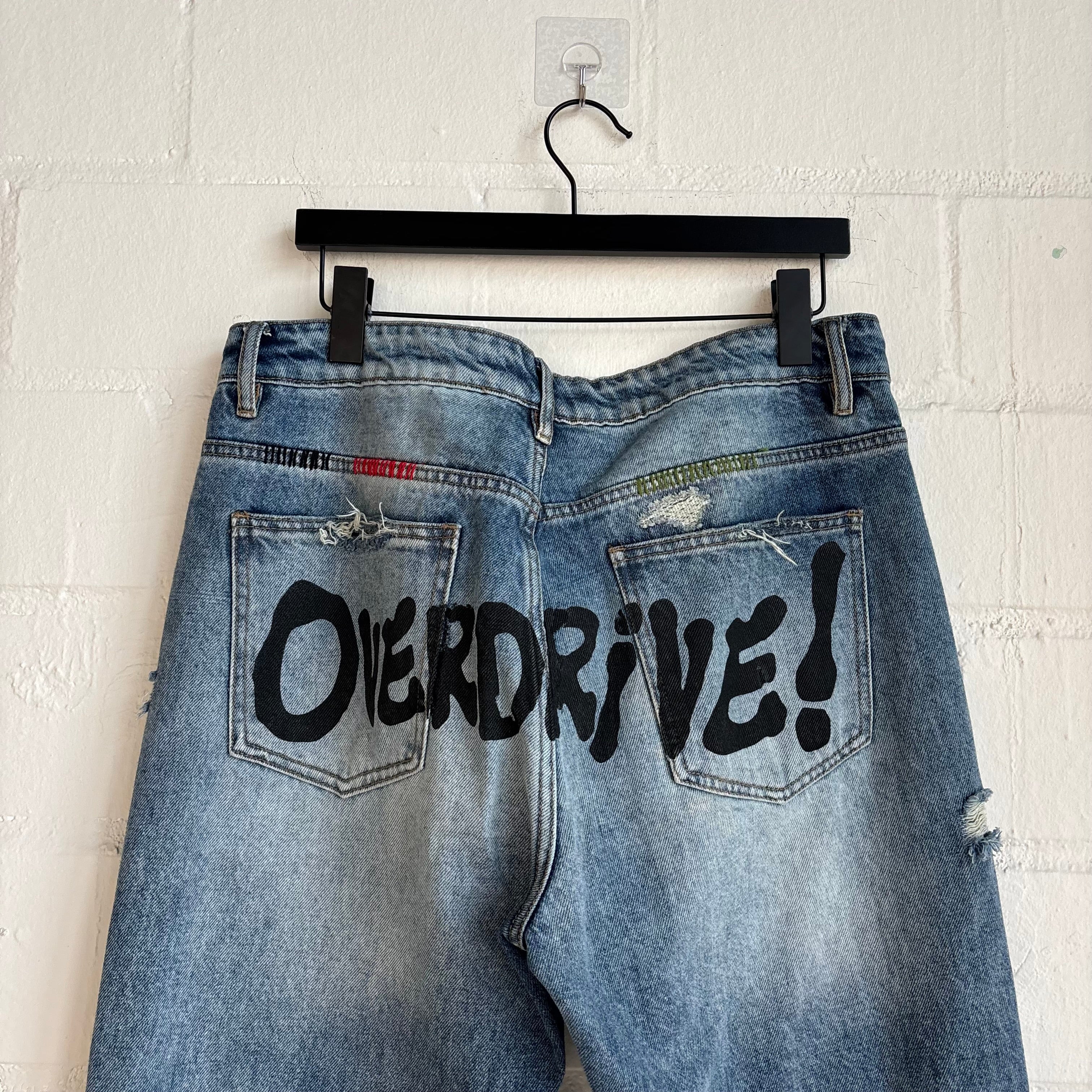 Empty Spaces Patched Denim