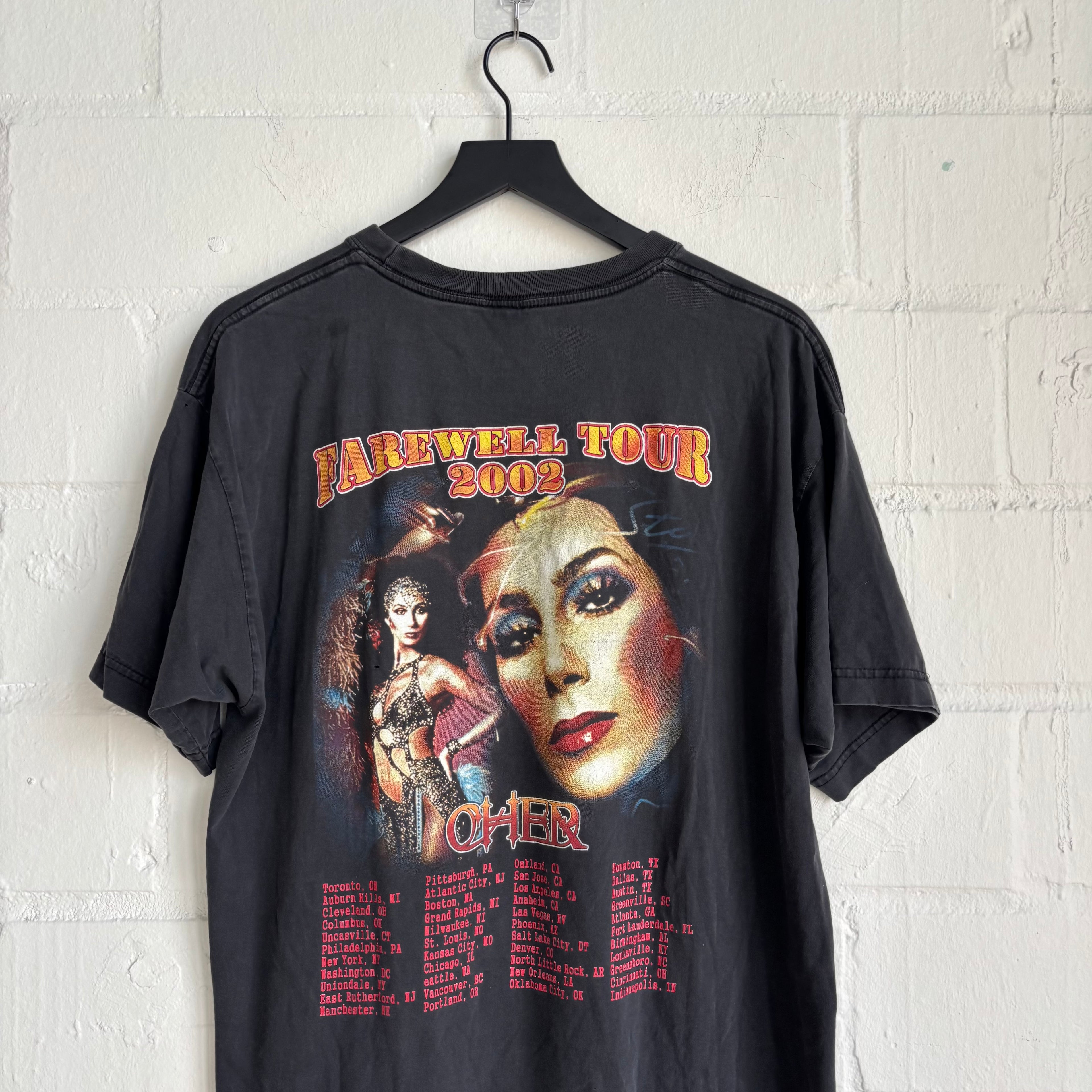 Y2K 01’ Cher World Tour Tee