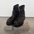 424 Black Laced Up Marathon Boots