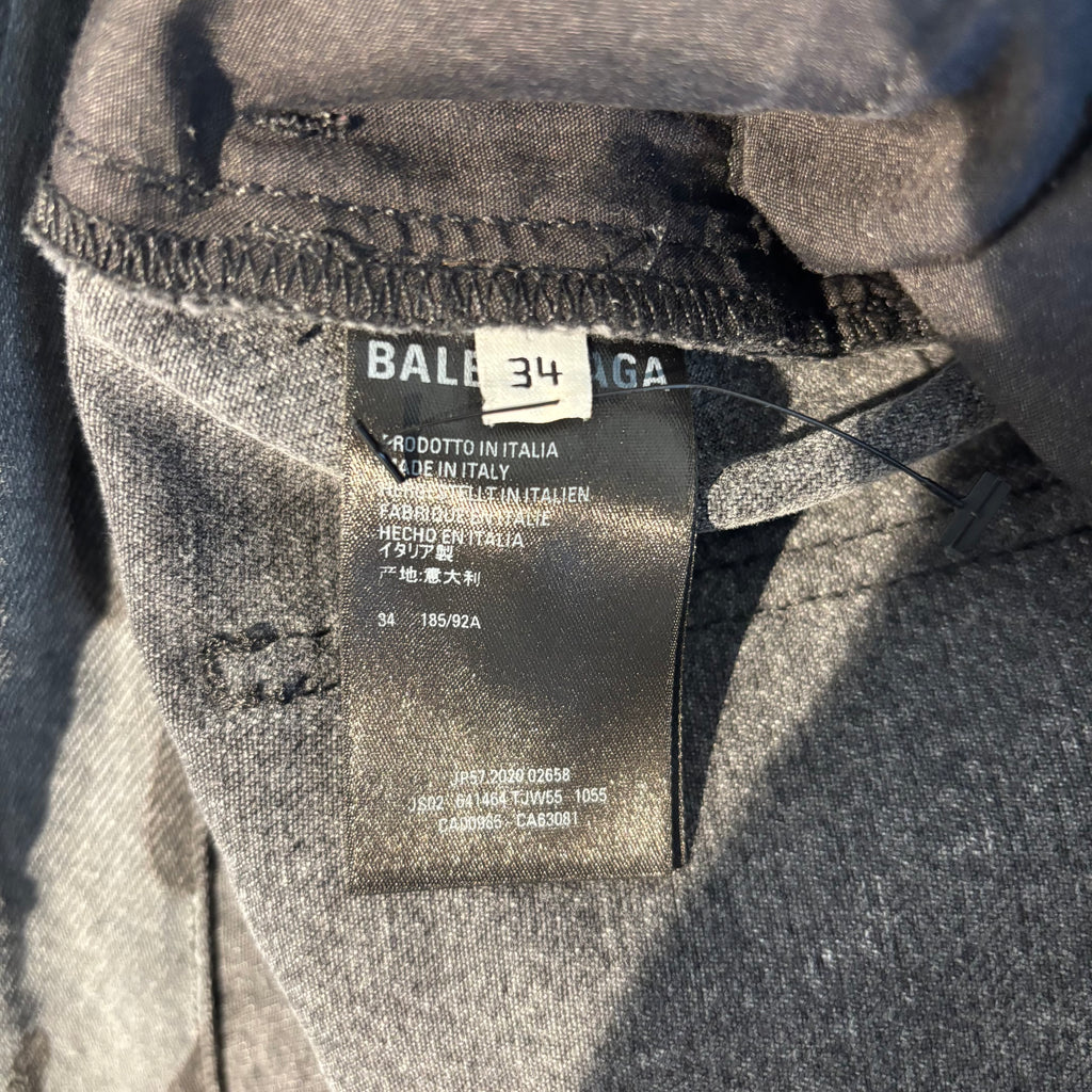 Balenciaga Camo Denim Shorts