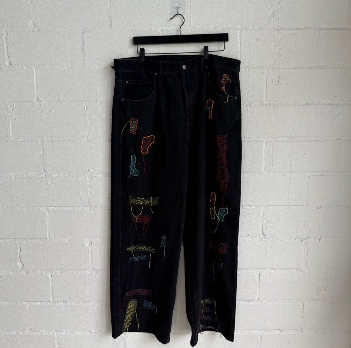 Glass Cypress Reconstructed Shredded Jeans
