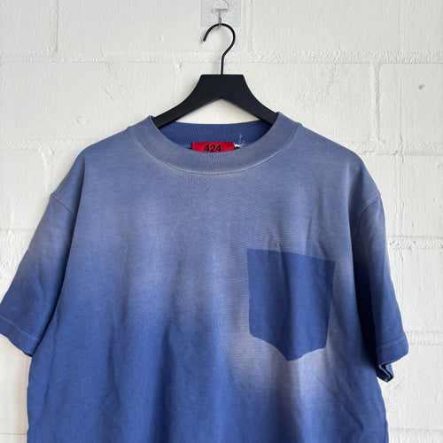424 Blue Ghost Pocket Tee
