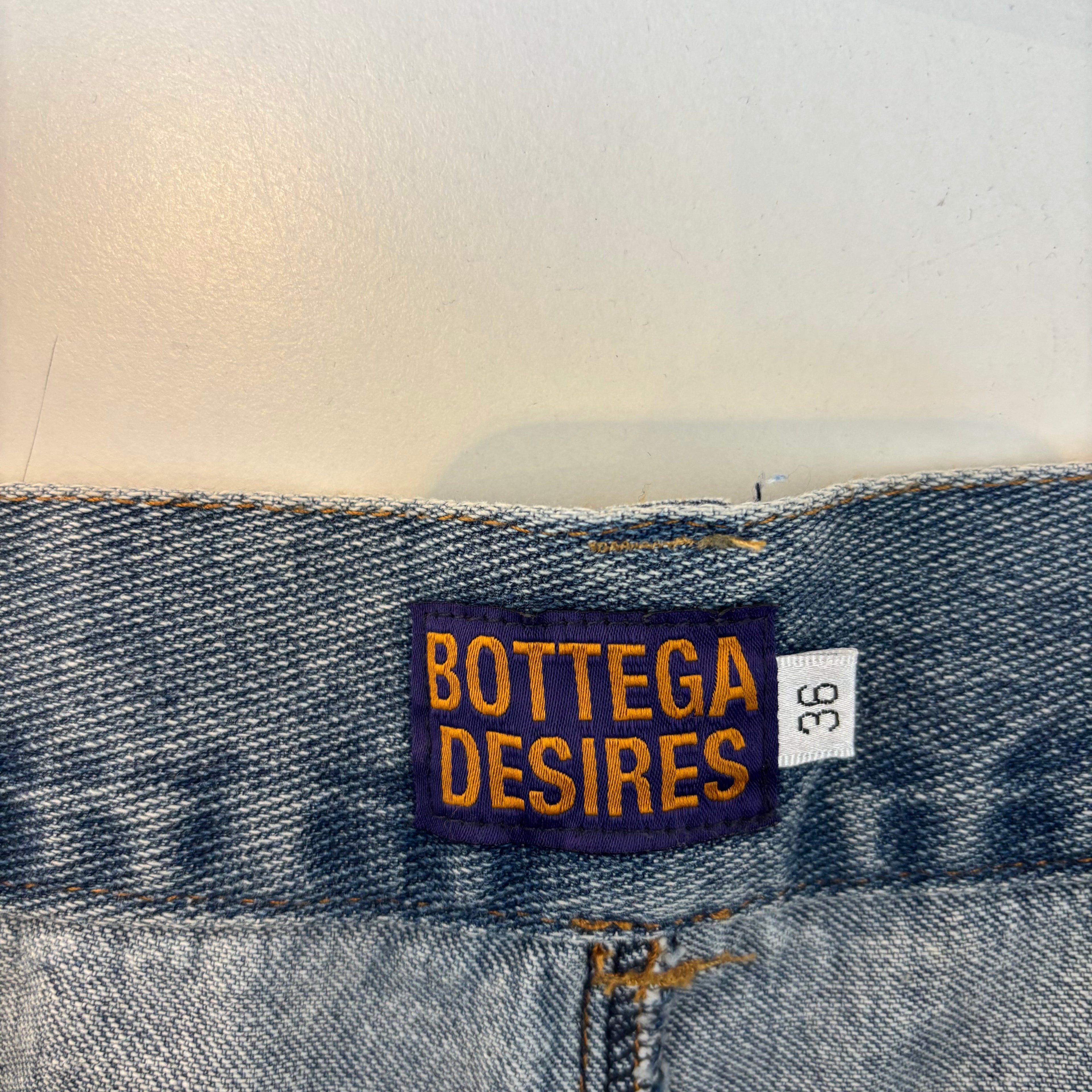 Bottega Desires Blue Jean Shorts