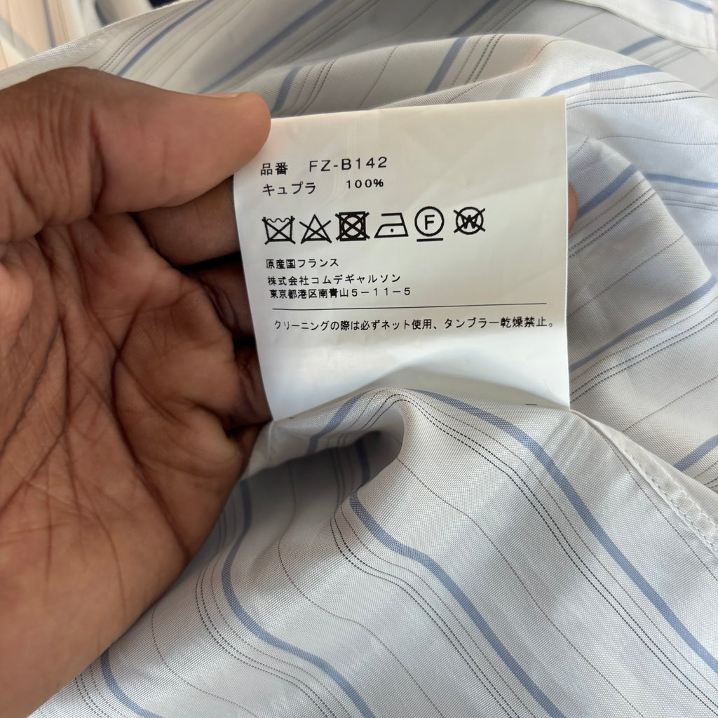 Comme des Garçons Striped Button Up