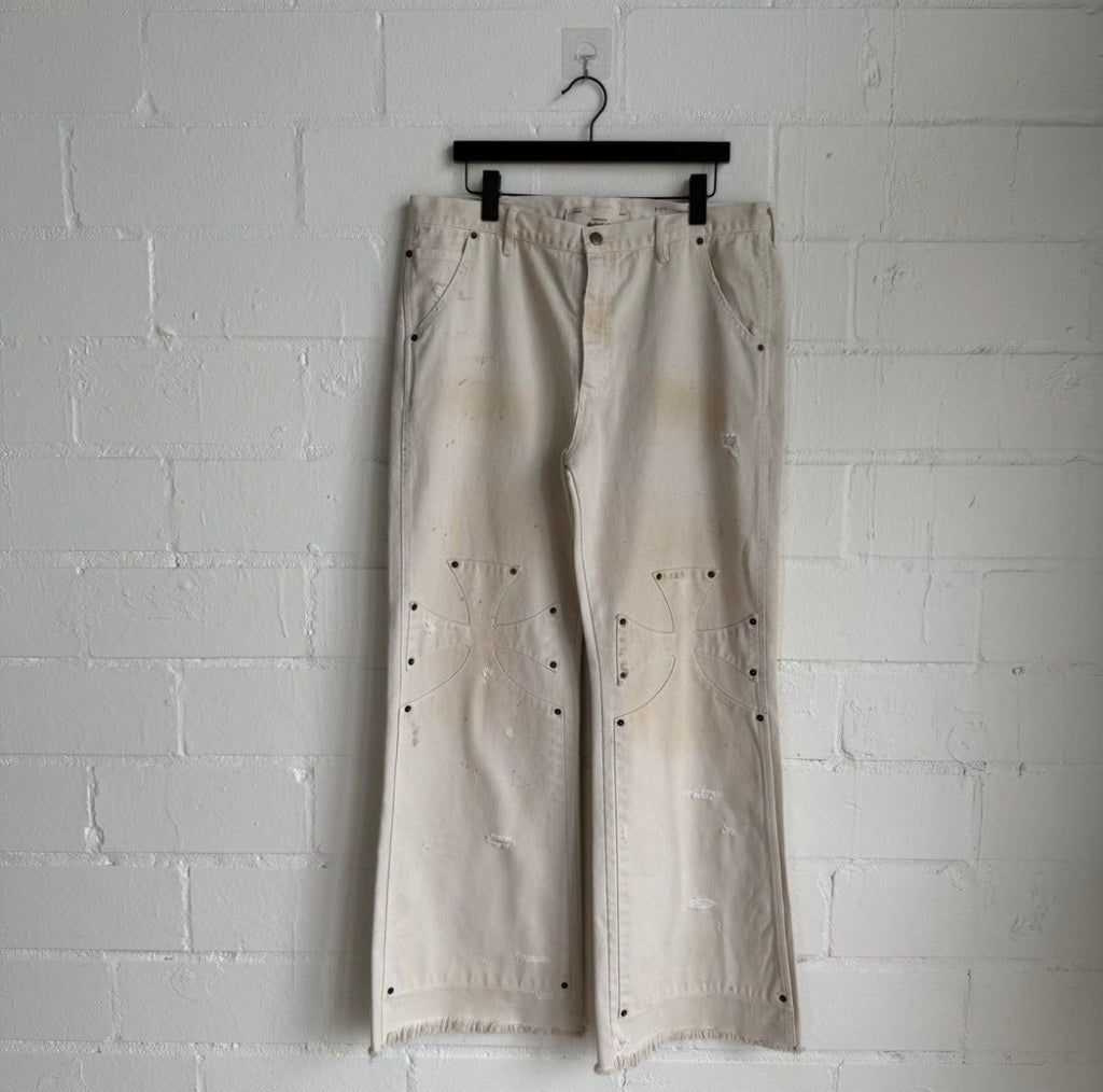 Sekrit Saints Cross Double Knee Denim