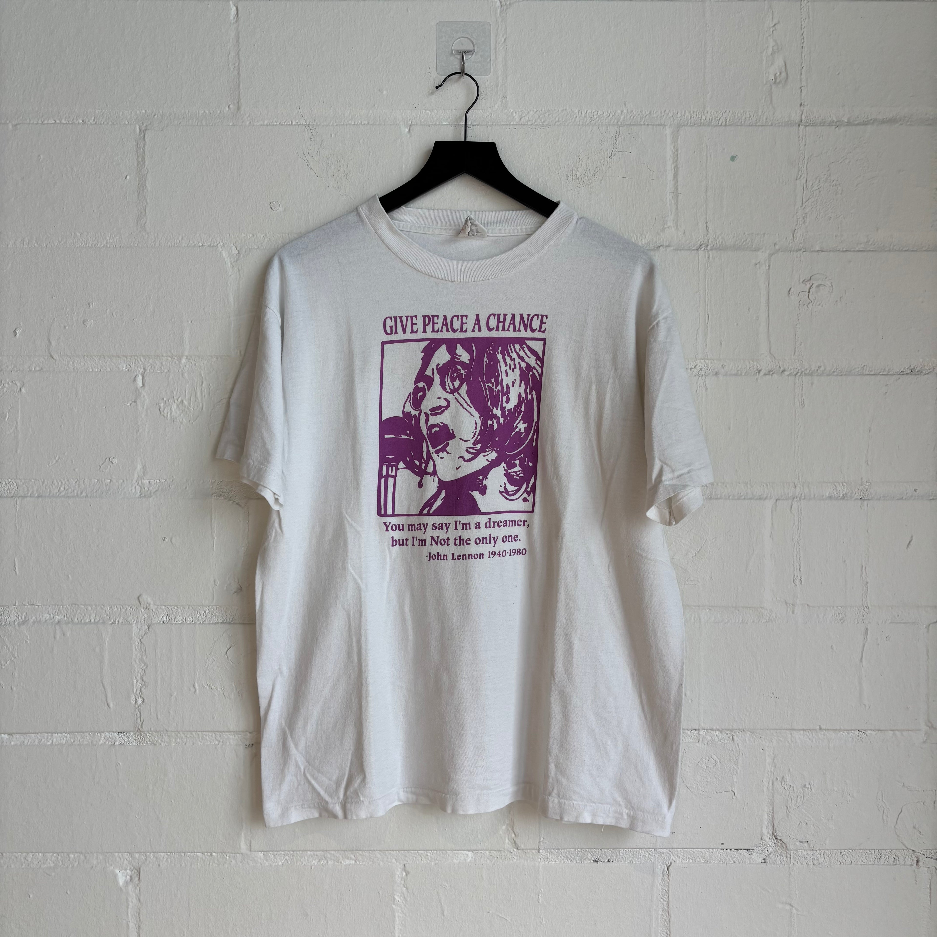 Vintage 90s John Lennon “Give Peace a Chance” Tee
