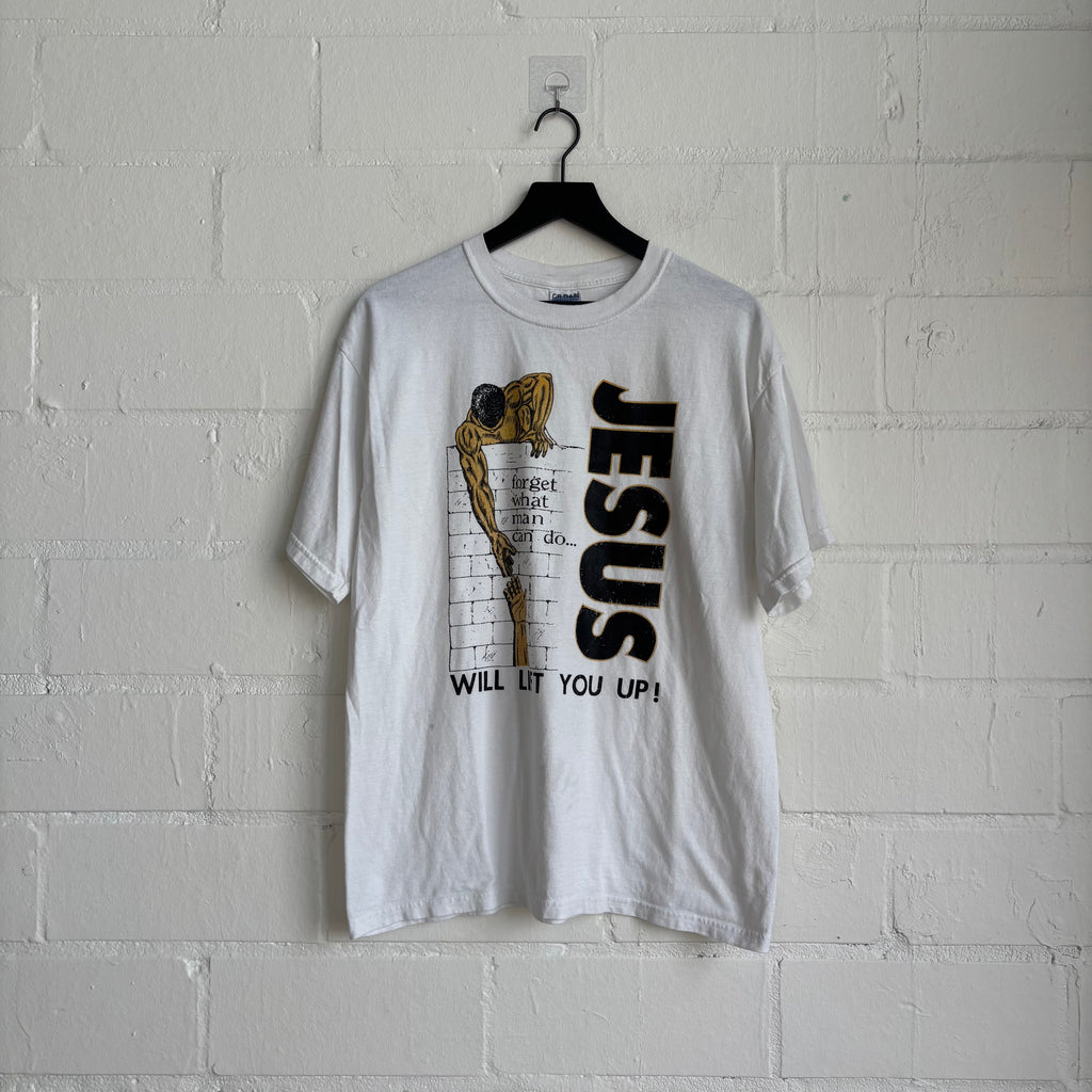 Vintage 90s “Jesus Will Life You Up” Tee