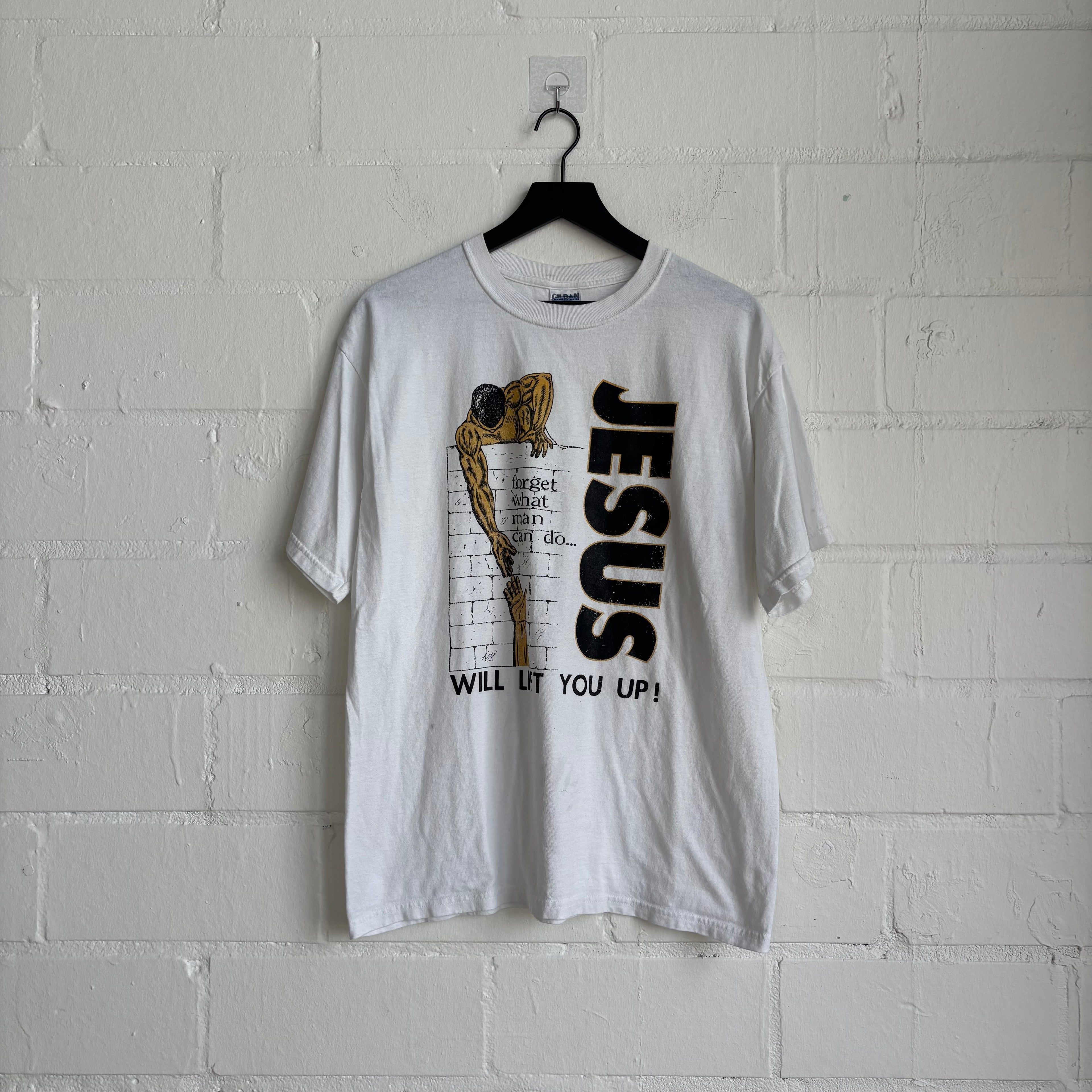 Vintage 90s “Jesus Will Life You Up” Tee