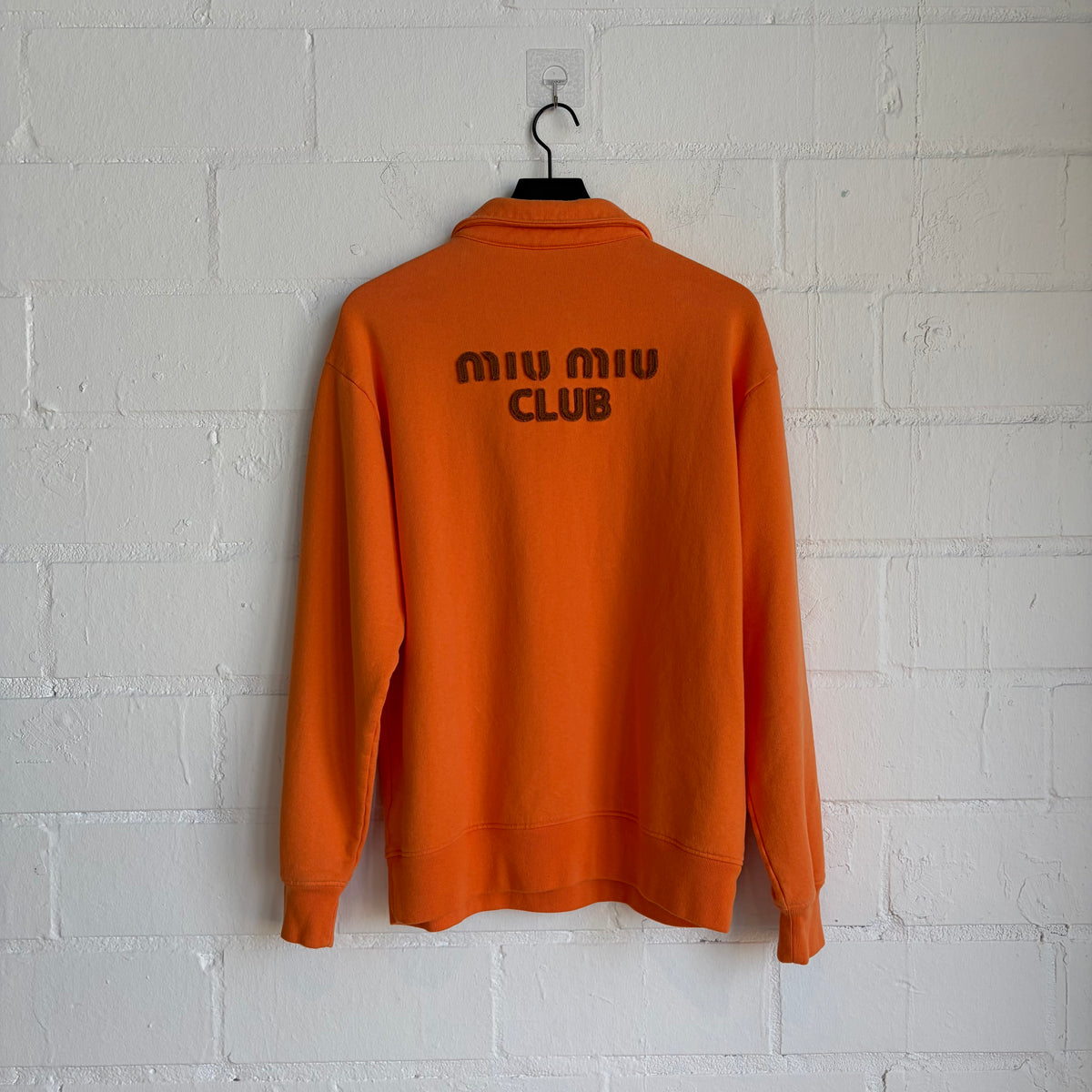 Miu Miu Orange Longsleeve Polo