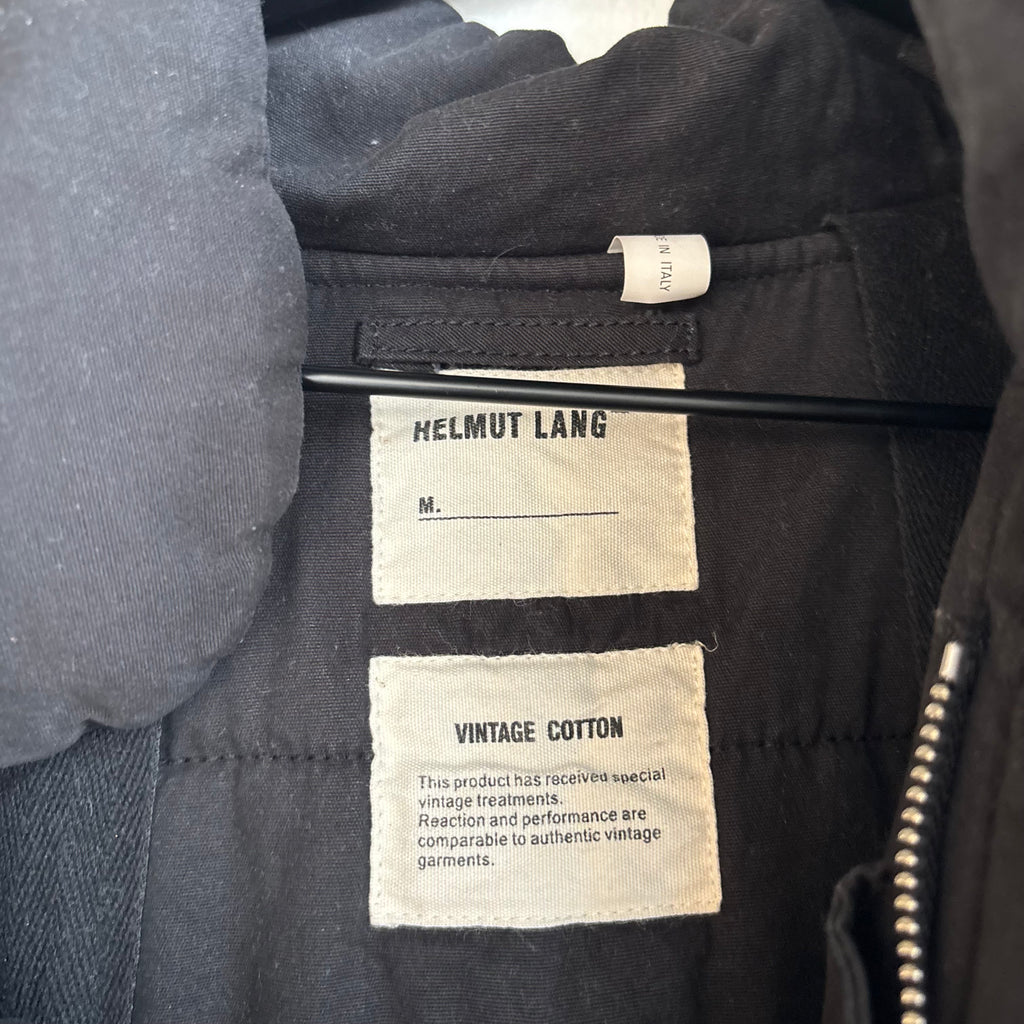 Helmut Lang Black Bomber Jacket