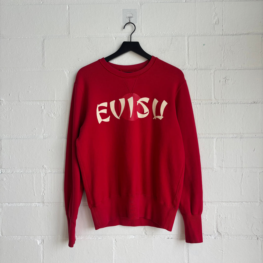 Evisu Red Crewneck