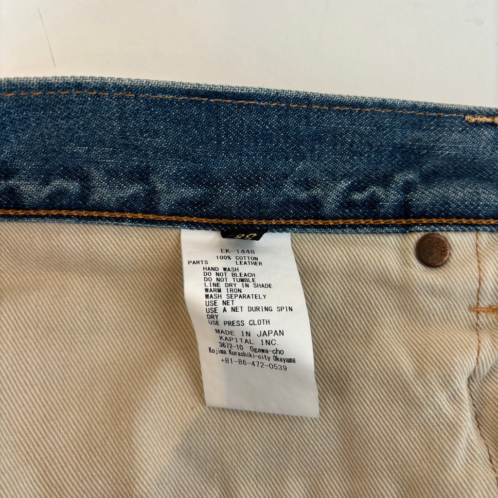 Kapital Blue Bone Shorts