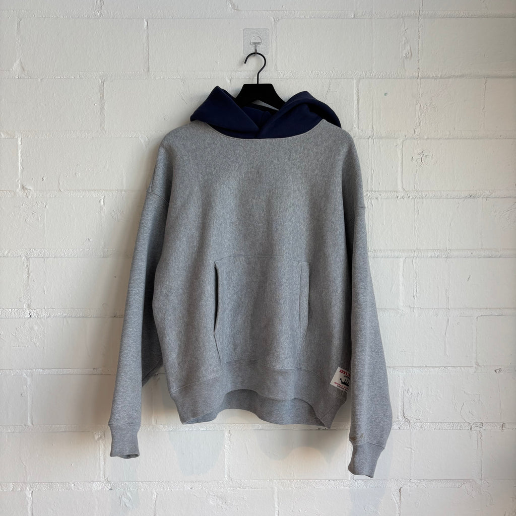 Stussy Grey Two Tone Hoodie