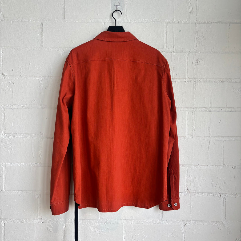 Rick Owens Orange Worker Jacket