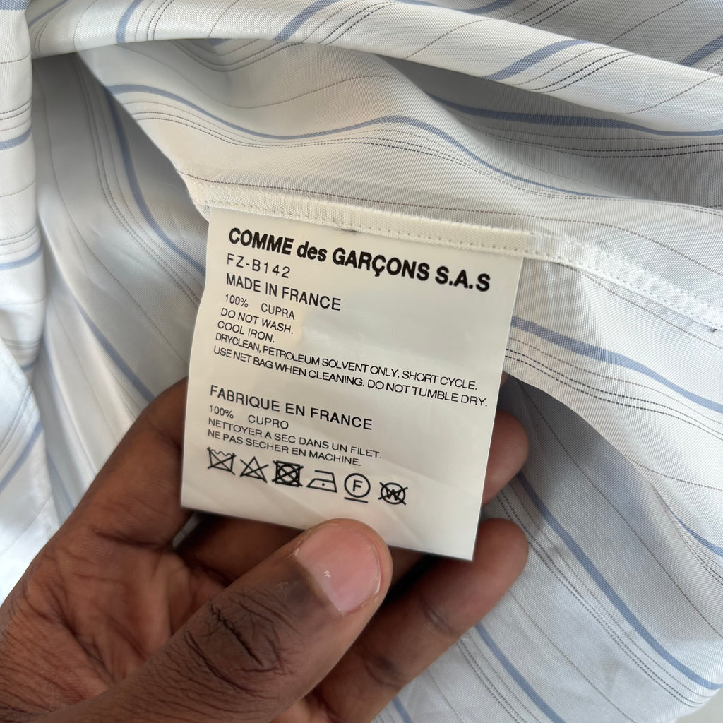 Comme des Garçons Striped Button Up