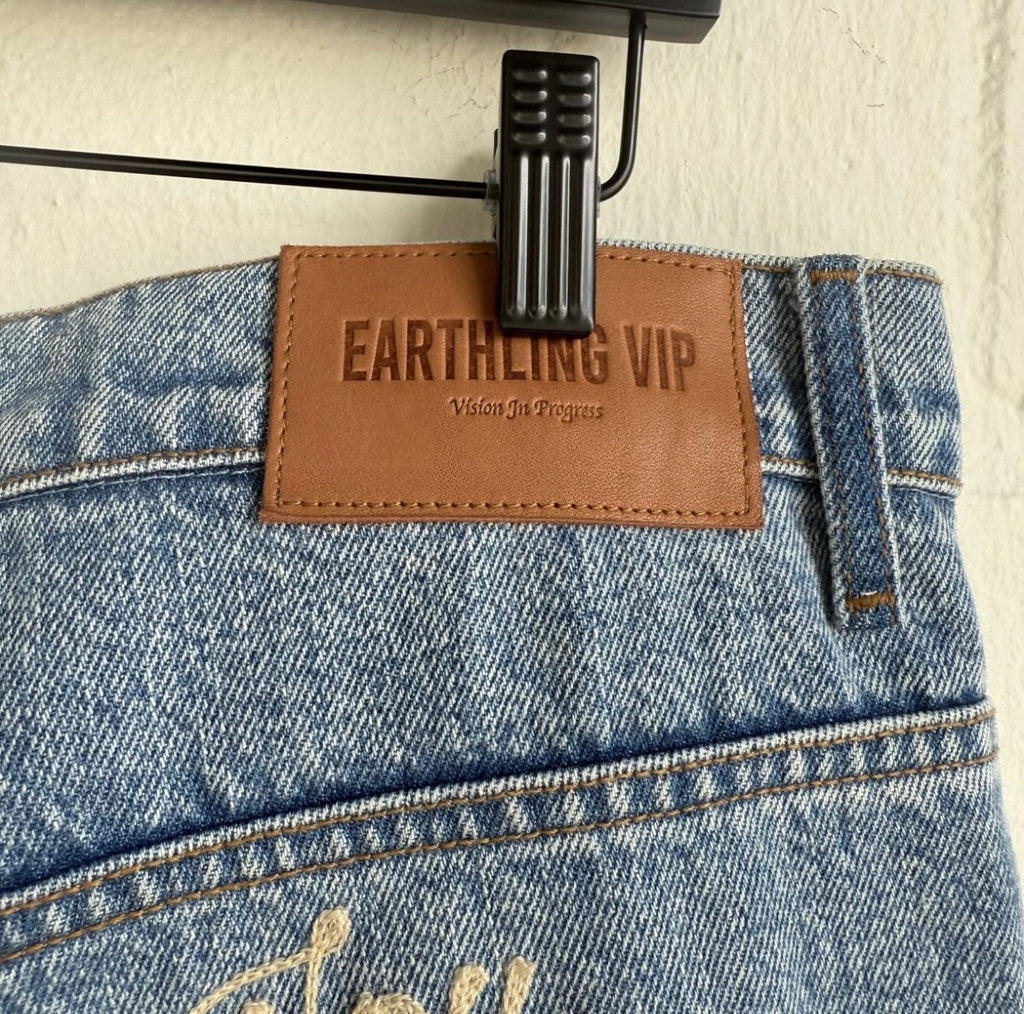 Earthling VIP Student Calligraphy Jeans