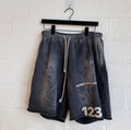 Rivington Black Wash Sweat Shorts