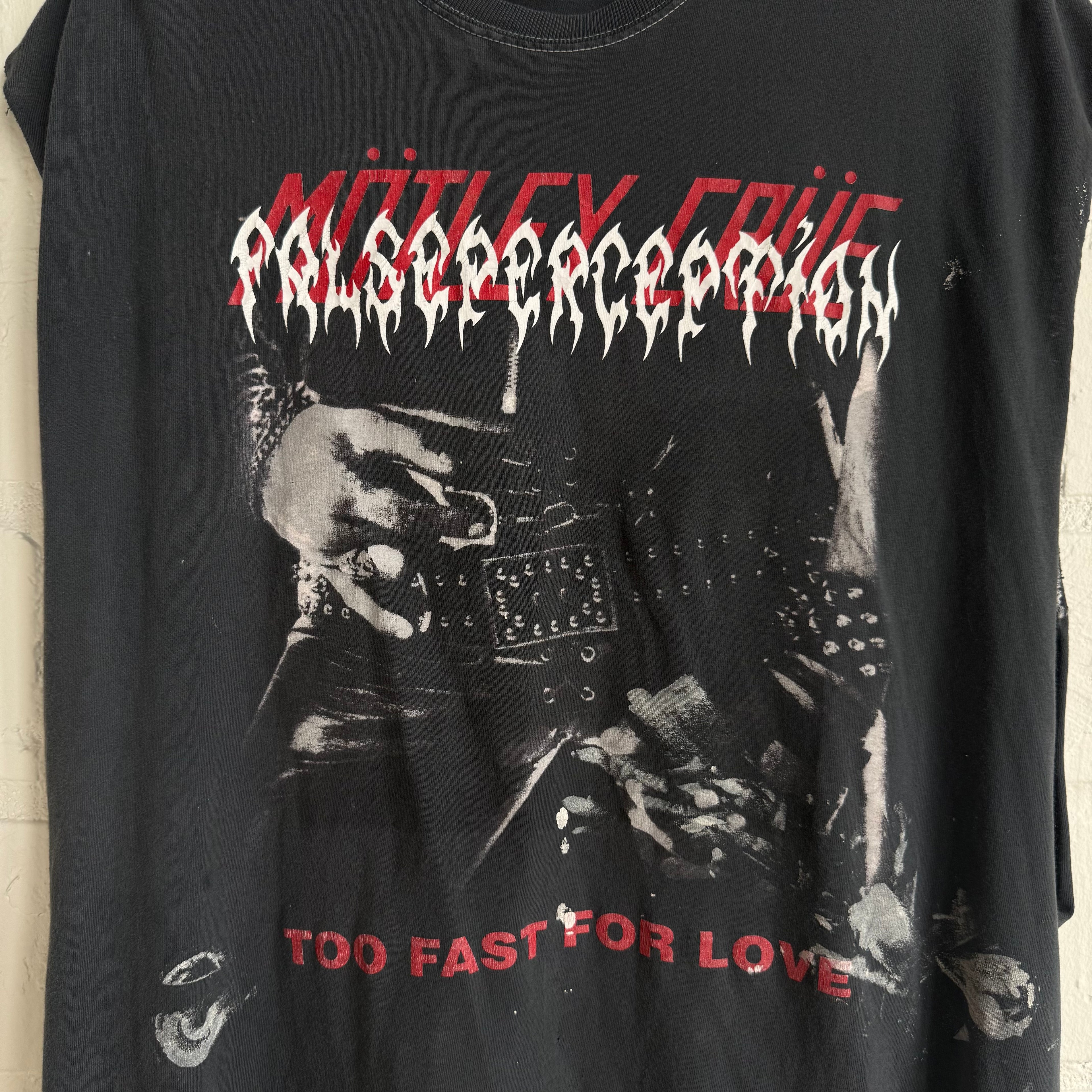 False Perception "Too Fast For Love" Crop Sleeve