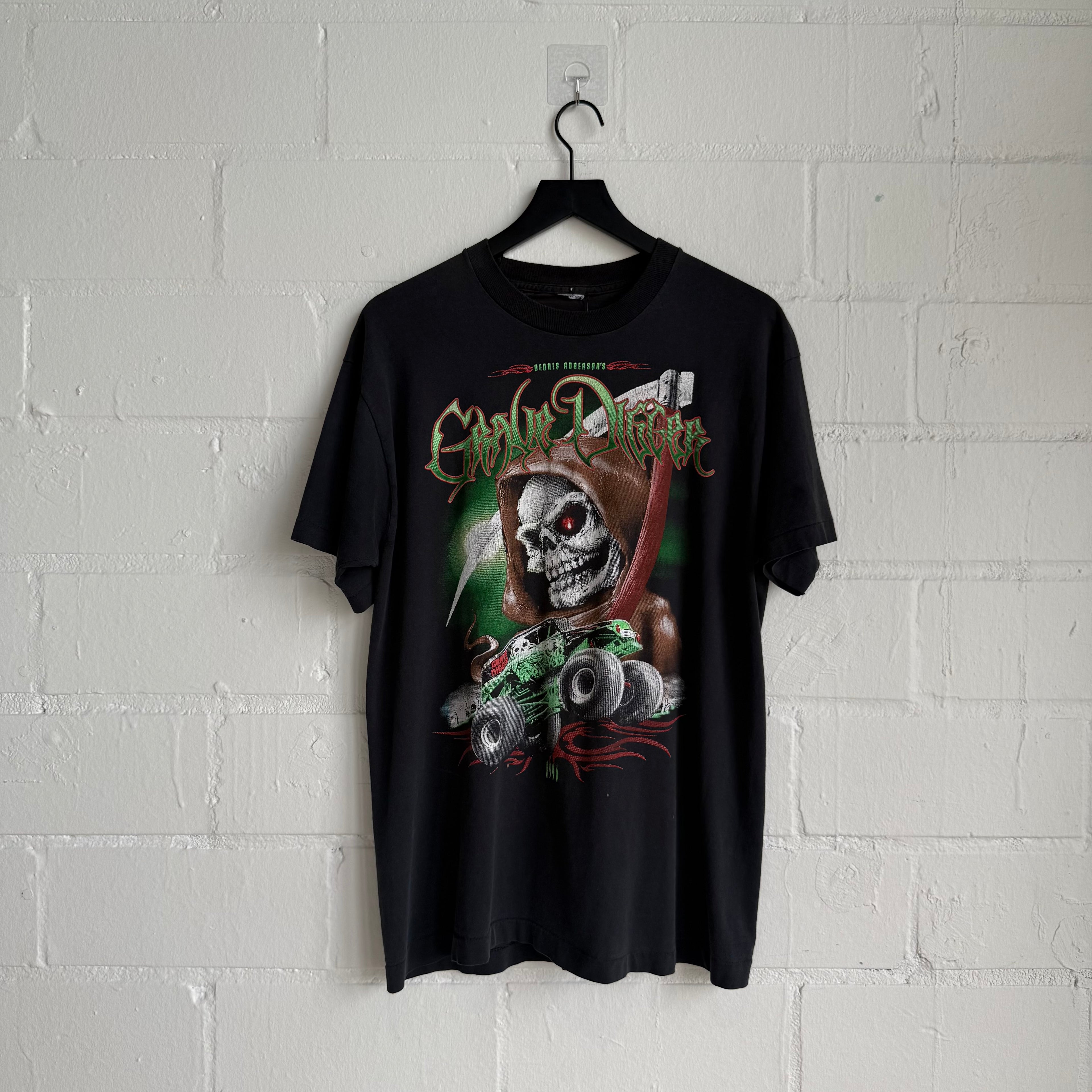 Vintage 90s Grave Digger Tee