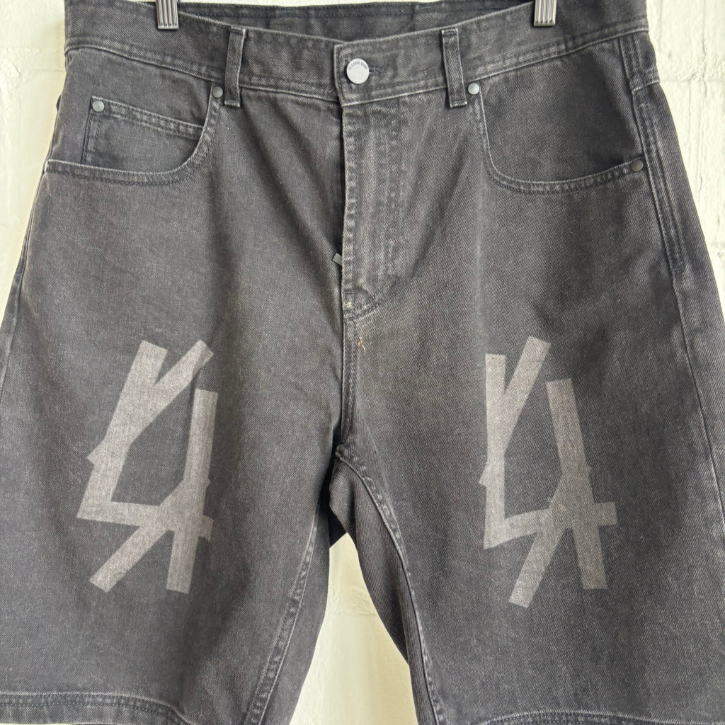 RR Label Group Black Jean Shorts