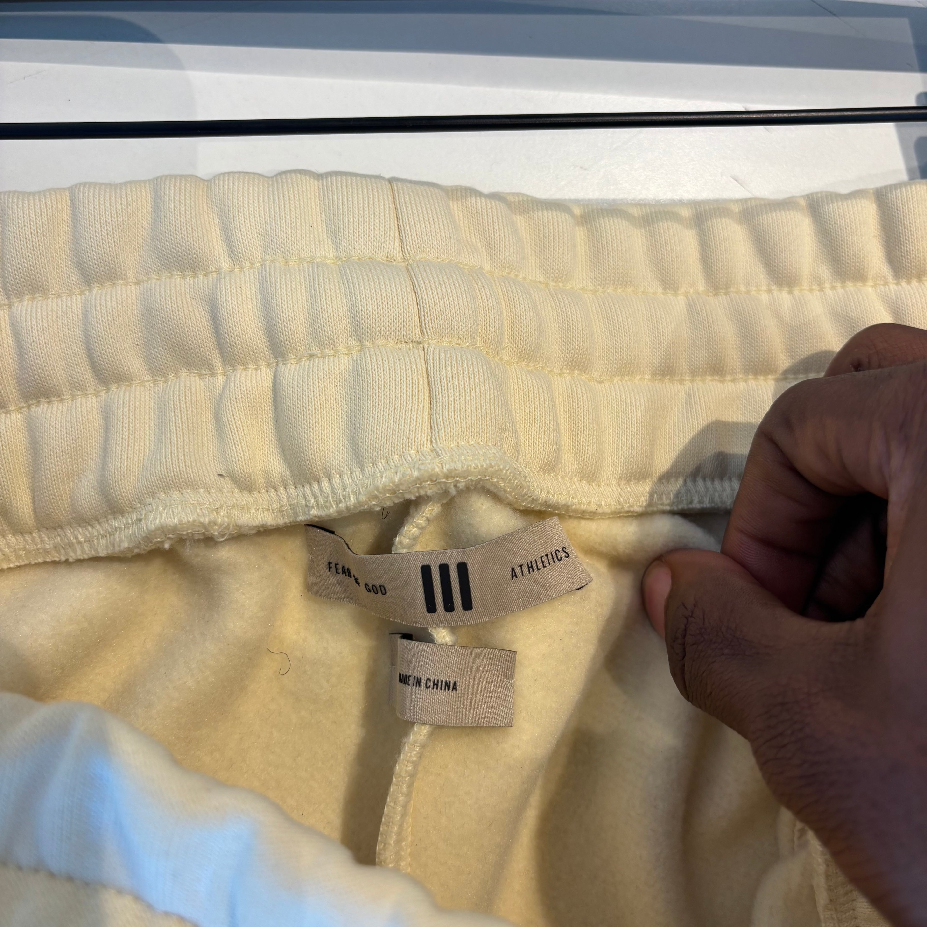 Adidas Fear of God Cream  Sweatpants