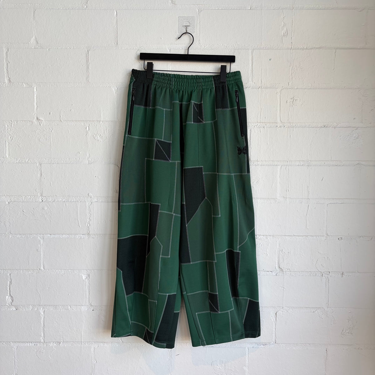 Needles Patchwork Green Sweats