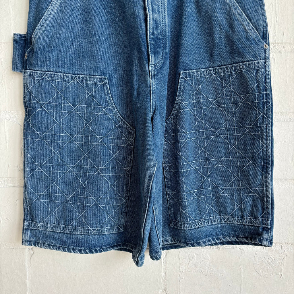 Christian Dior Denim Double Knee Shorts