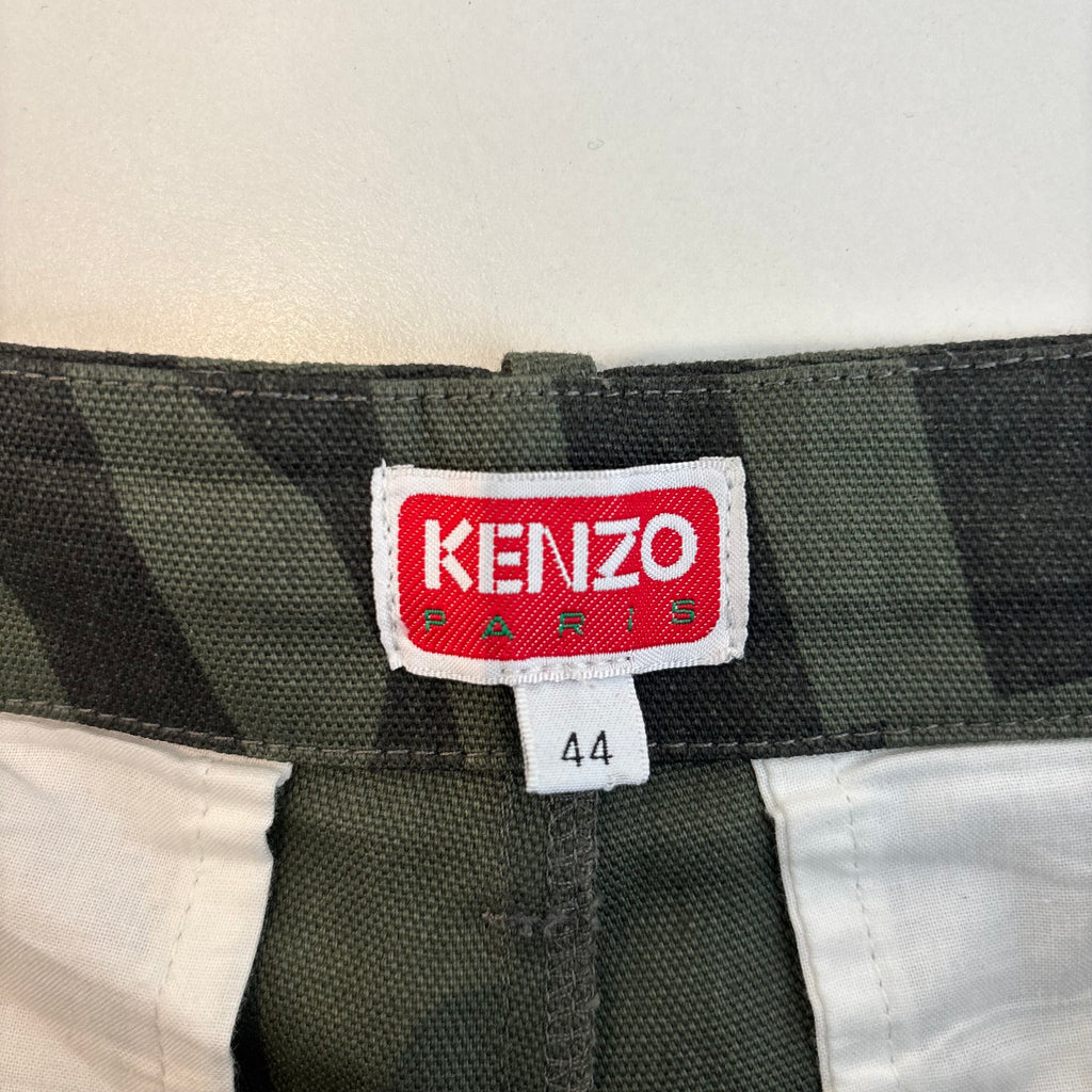 Kenzo Green Stripe Shorts