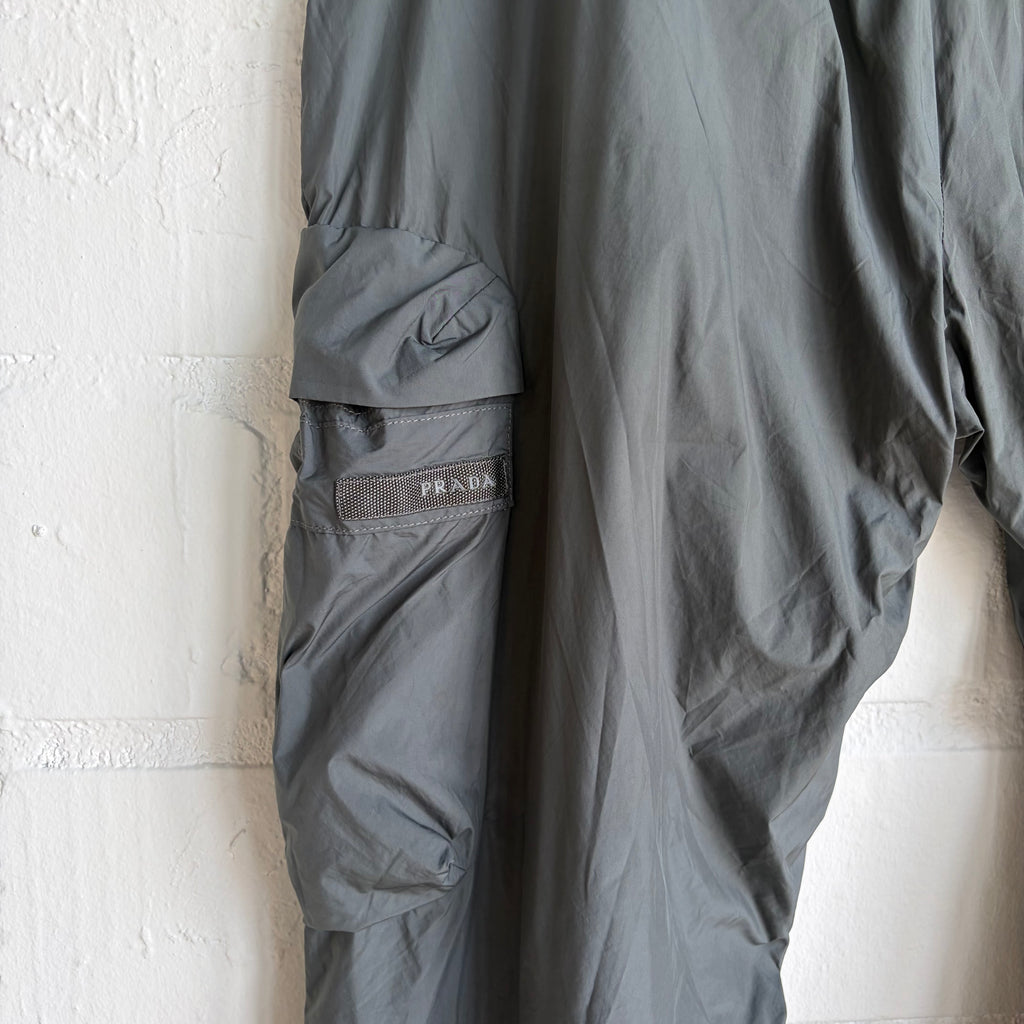 Prada Grey Nylon Pants