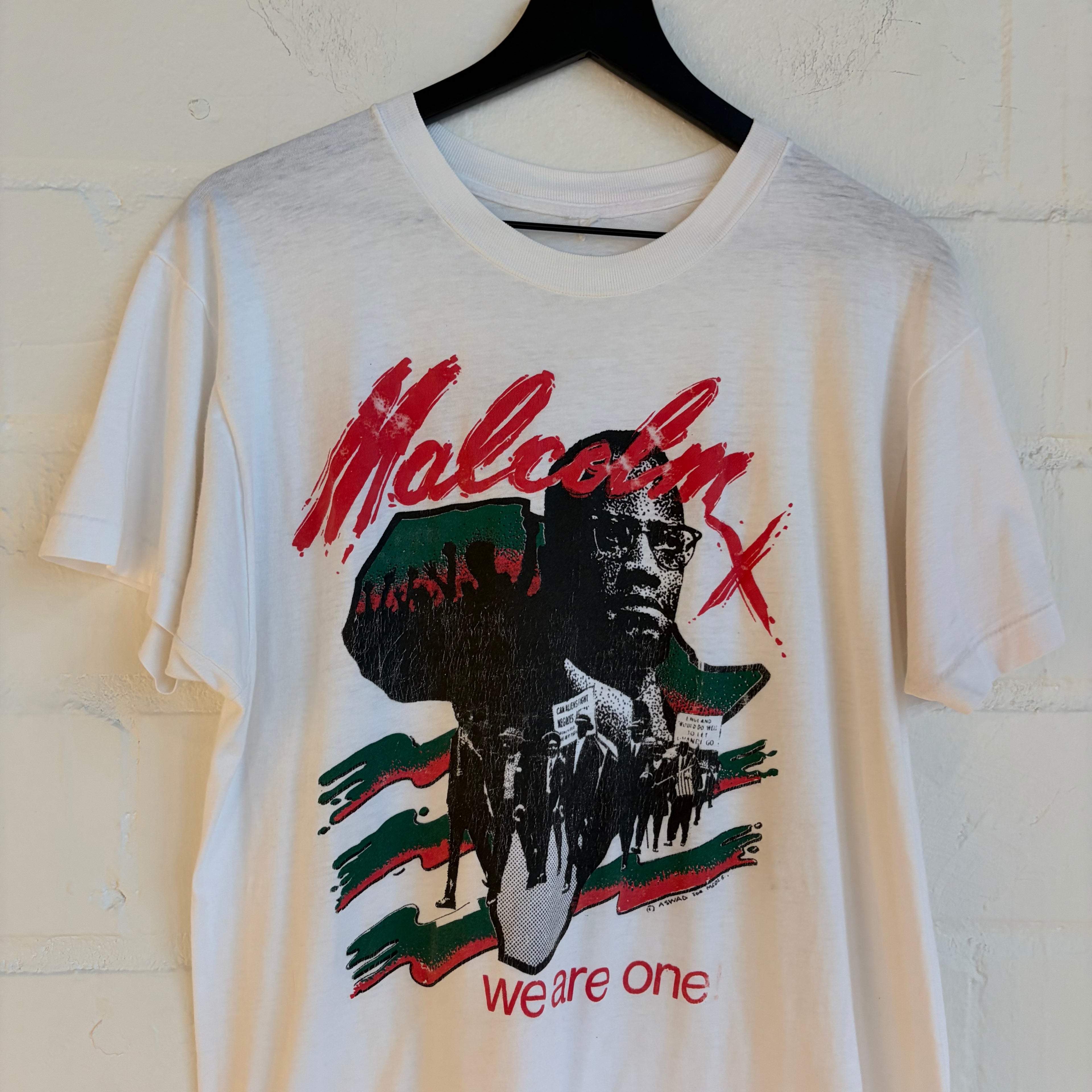 Vintage 90s Malcolm “We are One” Tee