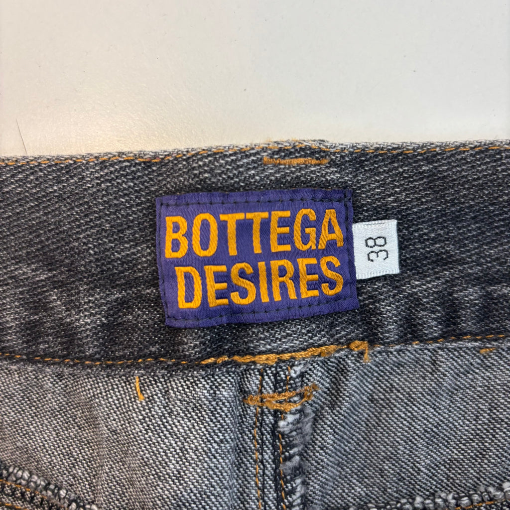 Bottega Desires Grey Jean Shorts