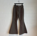 Rick Owens Brown Corduory Flare Pants