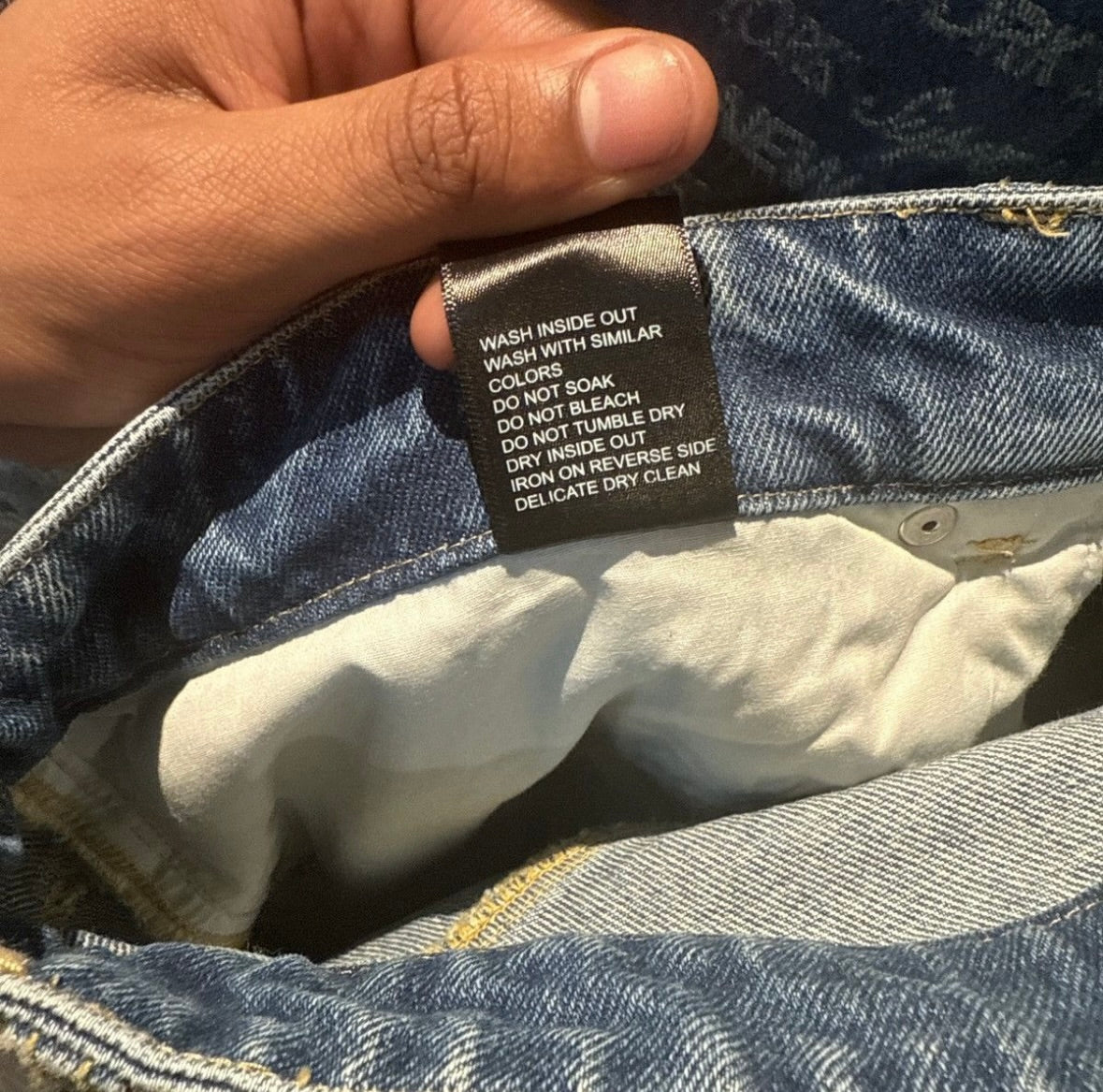 Josiah Mohamed Distressed Denim