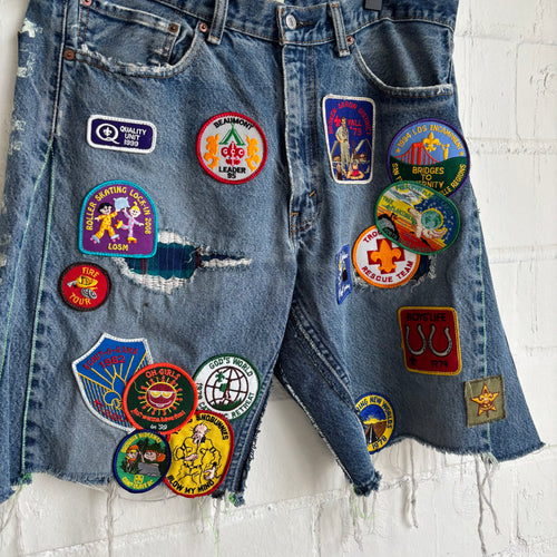 Better With Age Patch Shorts