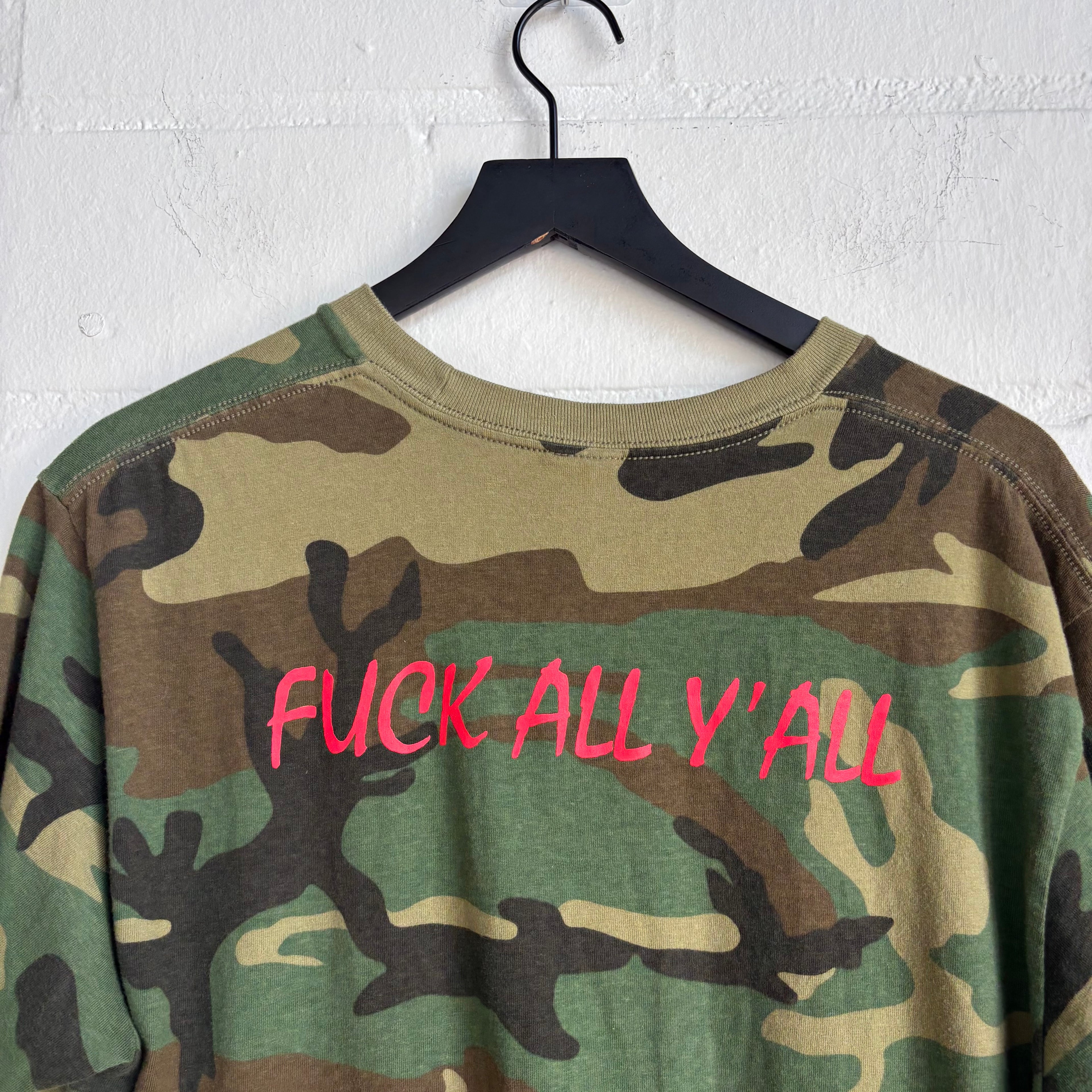 Supreme “Fuck All Yall “Camo Tee
