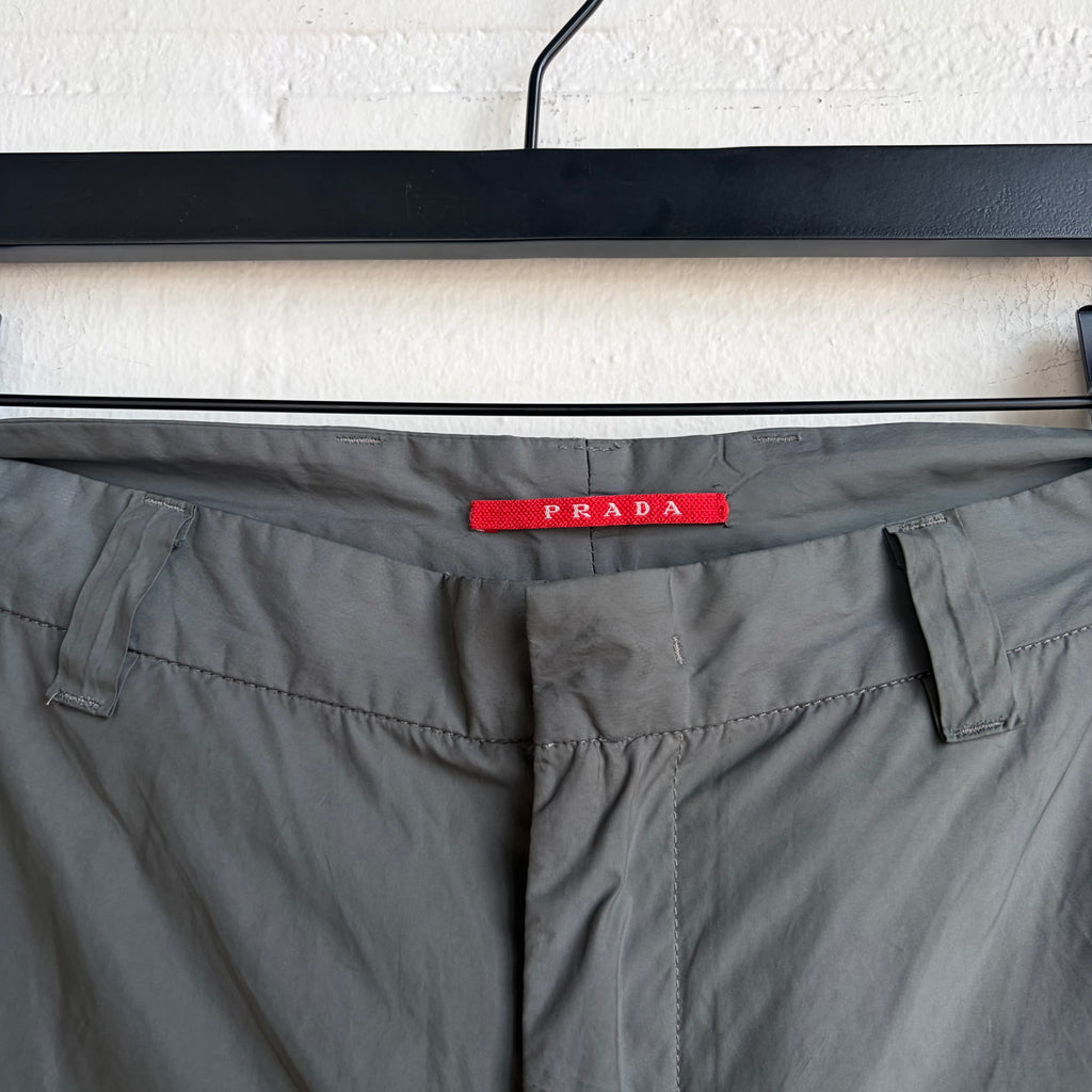 Prada Grey Nylon Pants