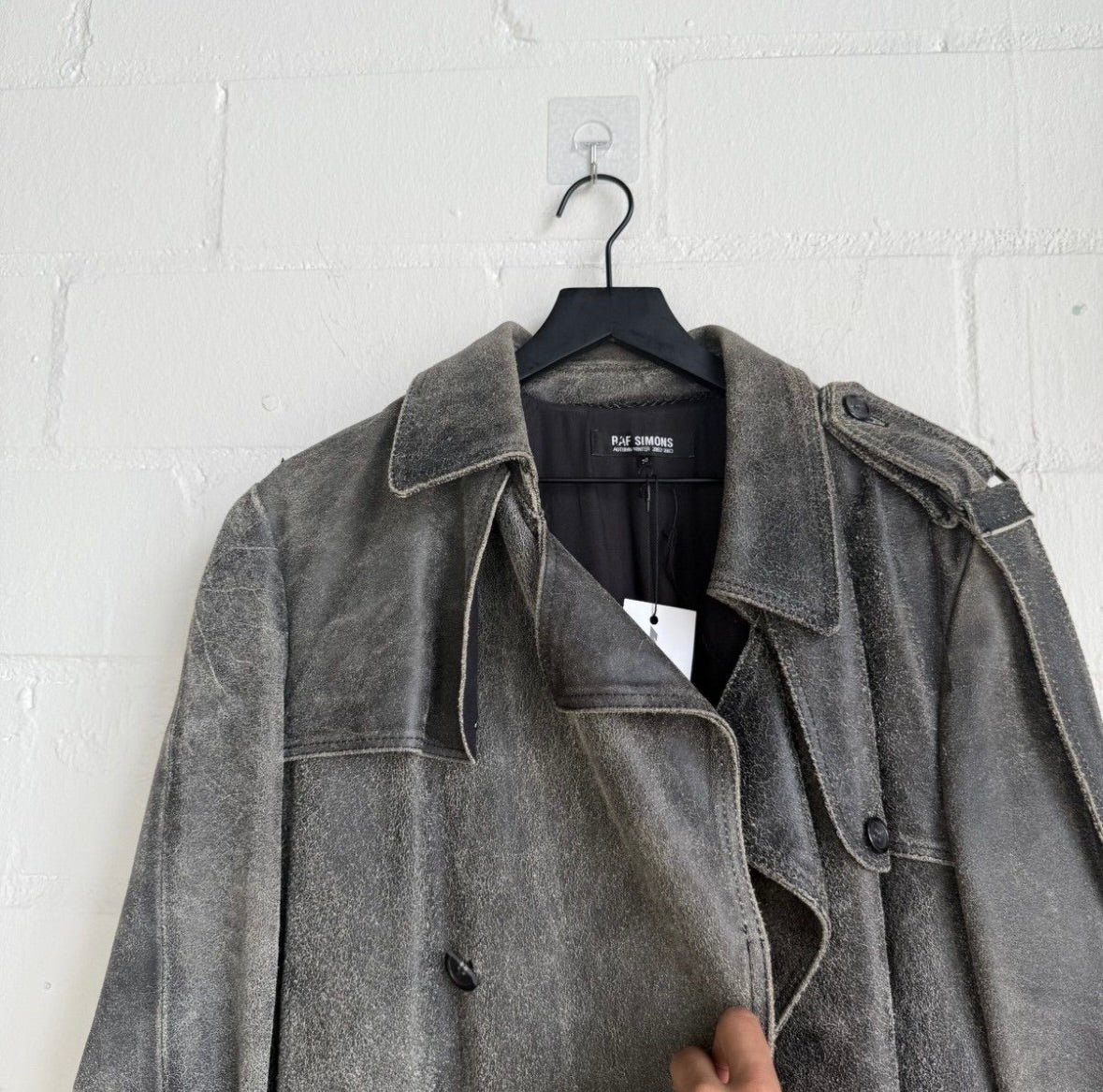 Raf Simons AW02–03 Virgina Creeper Trenchcoat