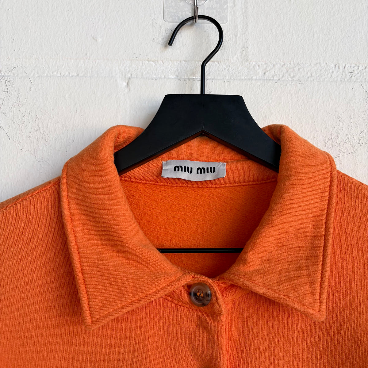 Miu Miu Orange Longsleeve Polo