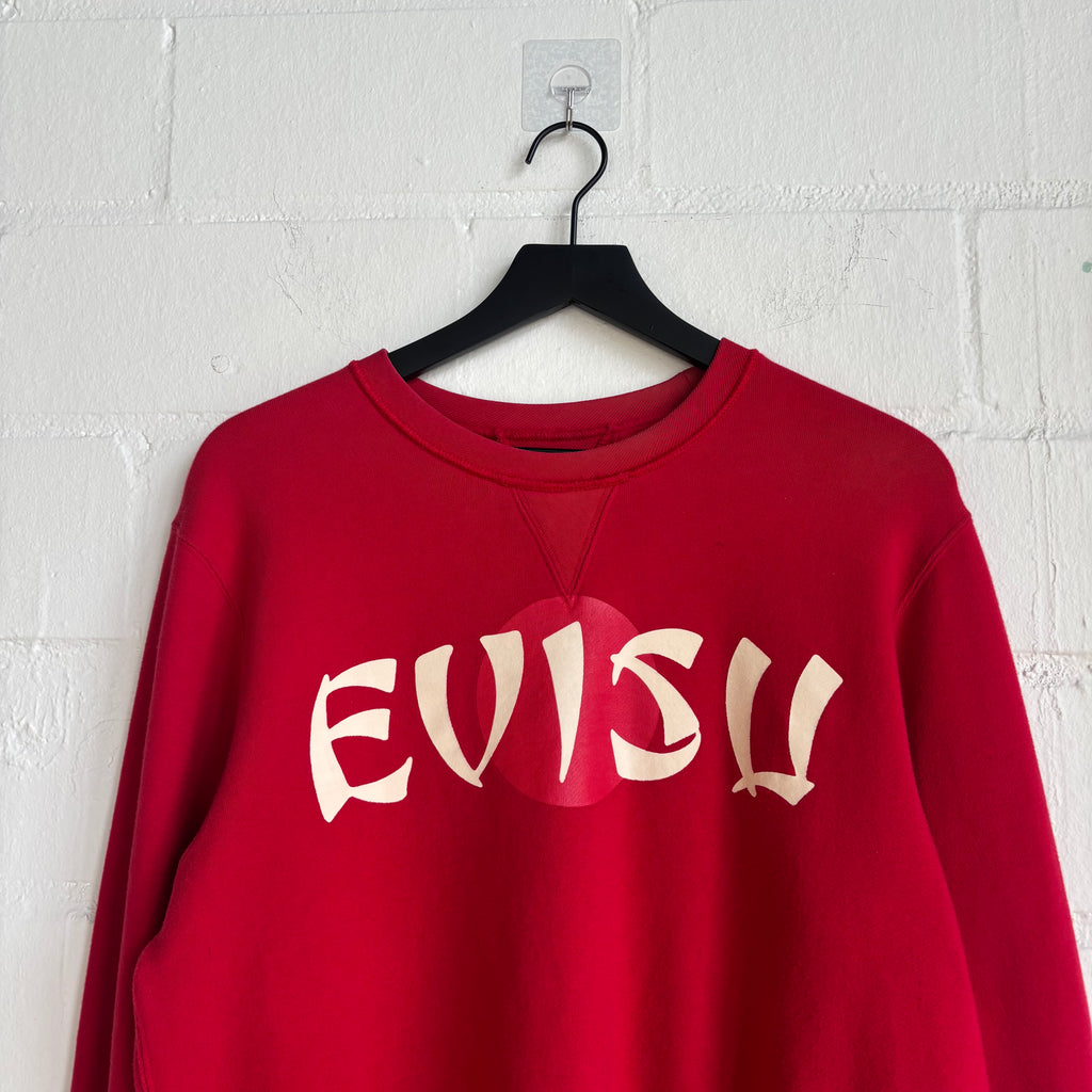 Evisu Red Crewneck